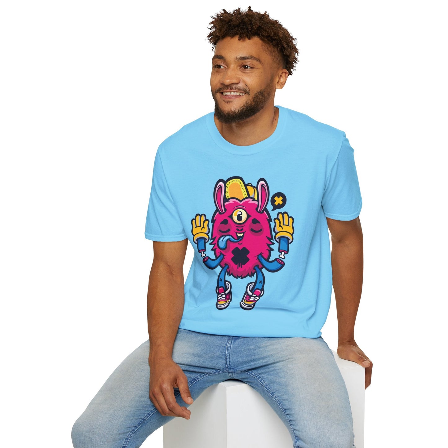 Cartoon T Shirt Animation T Shirt Funny Tee Unisex Softstyle 64000 Gildan Cotton Tee