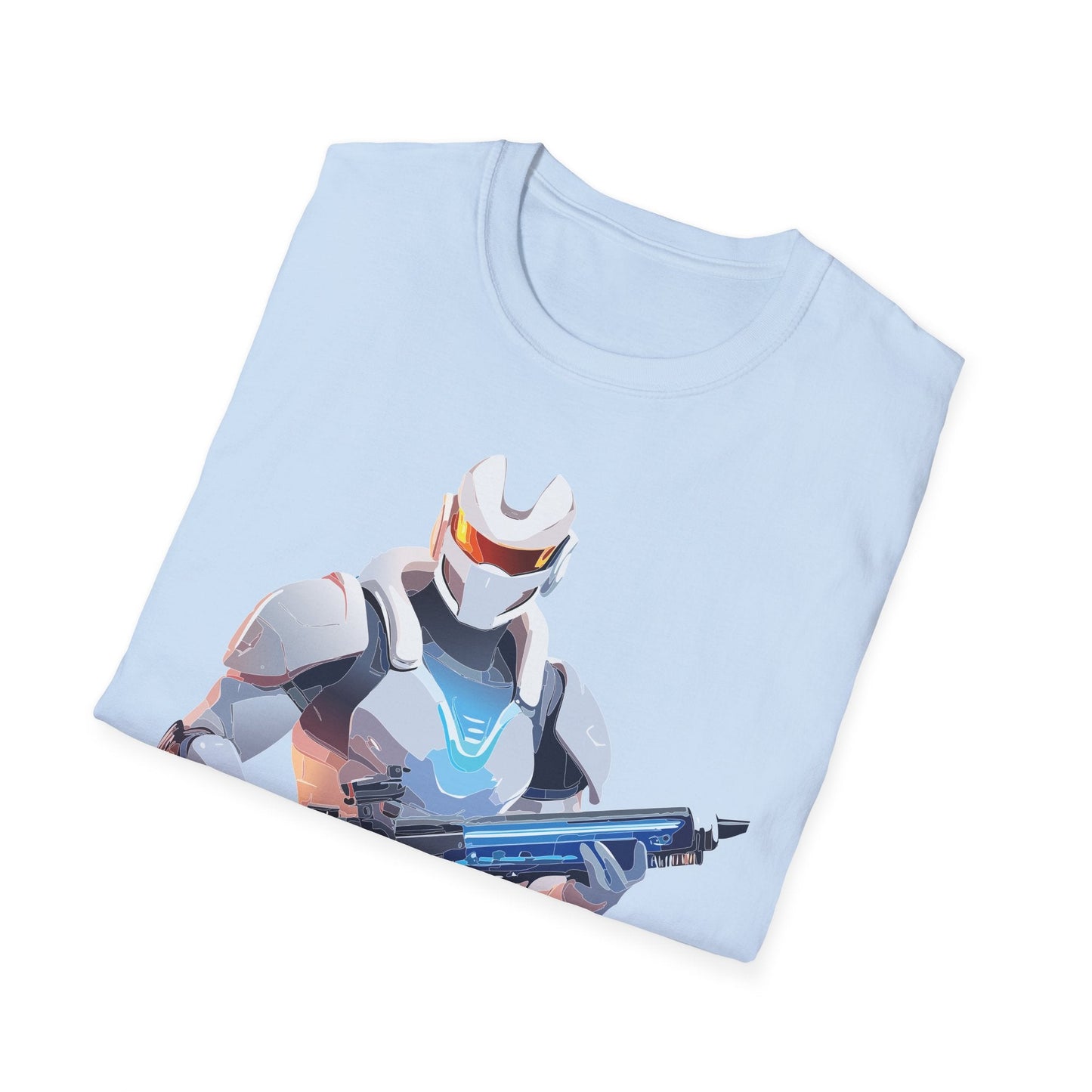 Robocop T Shirt Unisex Gildan Softstyle 64000 100 Percent Ring Spun Cotton Tee With Artwork