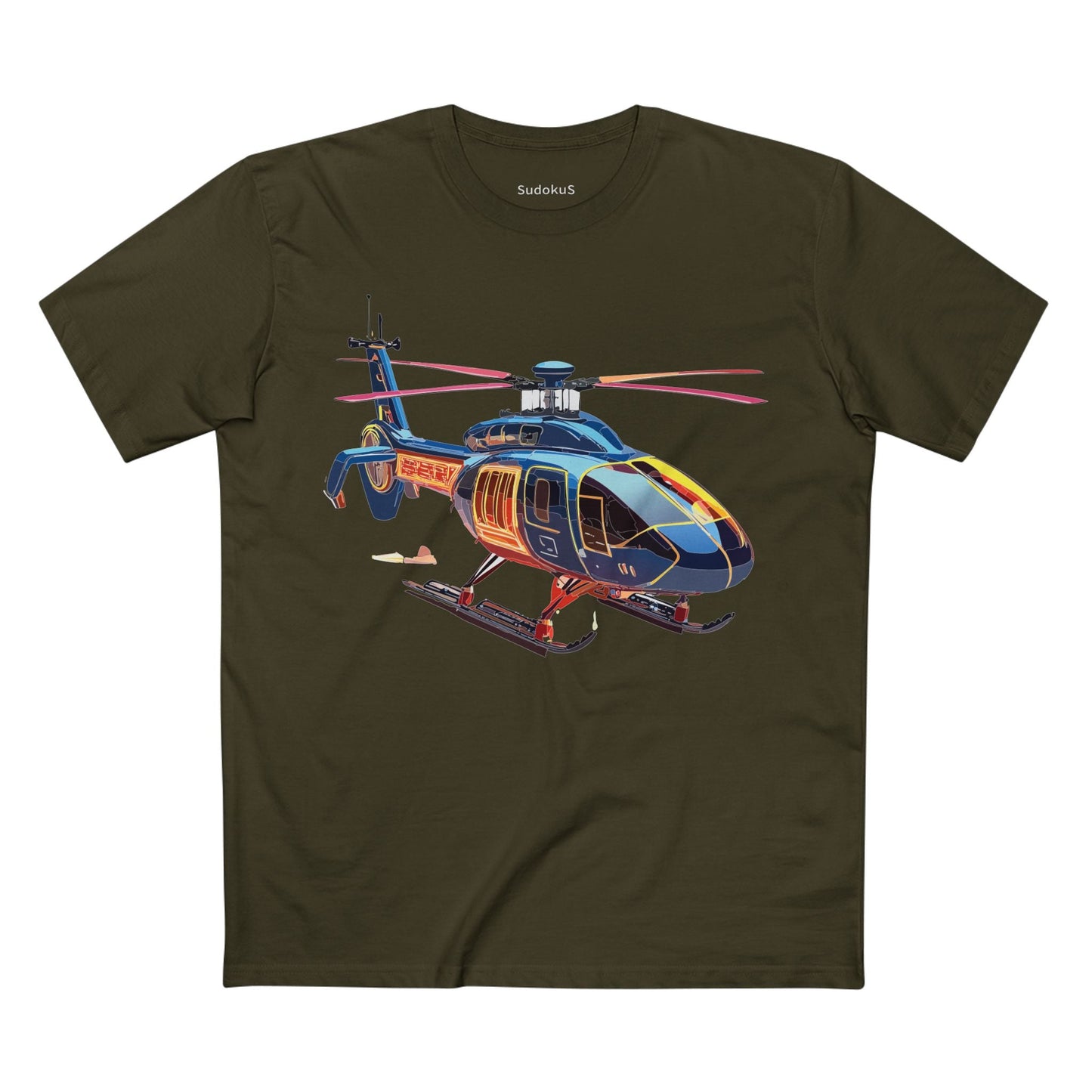 Chopper Graphic Unisex 100 Cotton Staple Tee 8