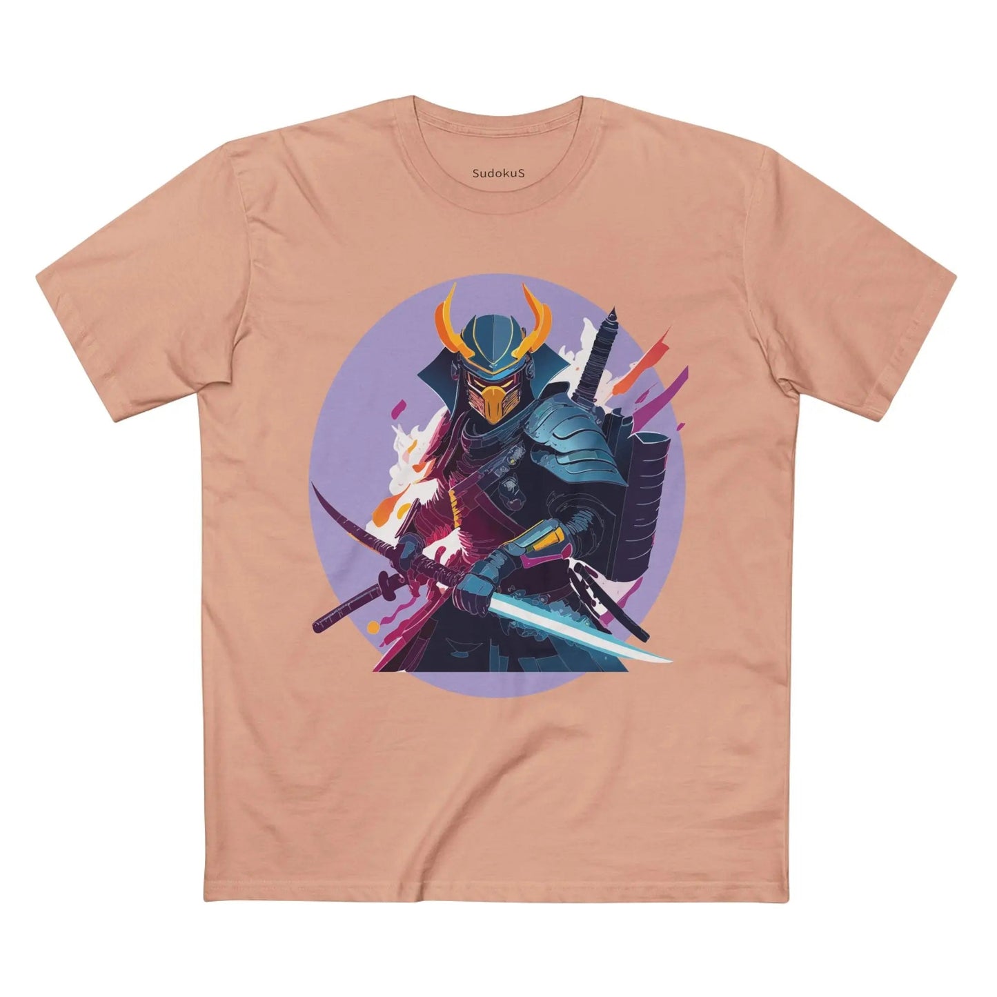 Samurai Graphic Unisex 100 Cotton Staple Tee 8