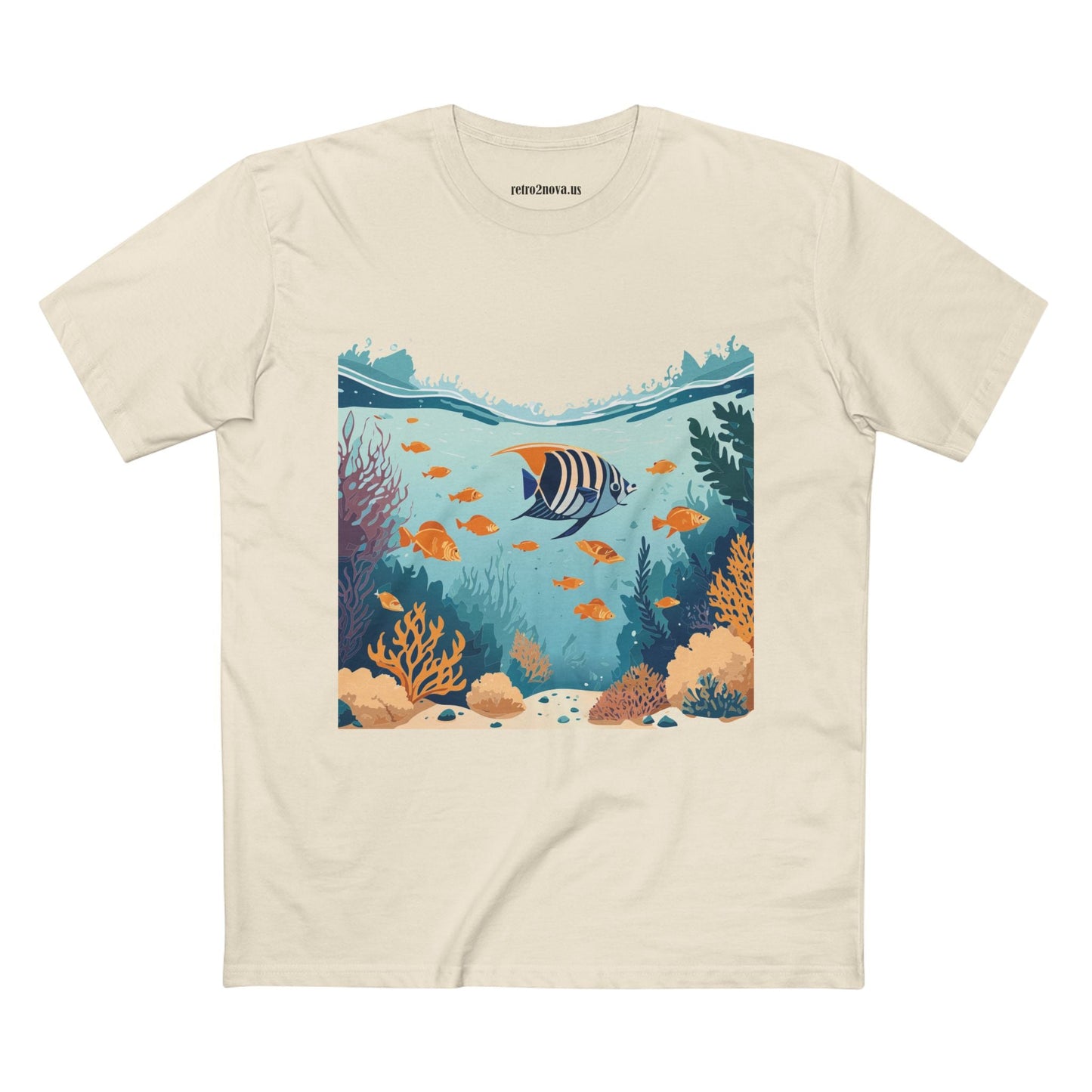 Ocean Pacific Unisex Premium Cotton Art Tee OP 7 Original Design Retro2Nova Collection