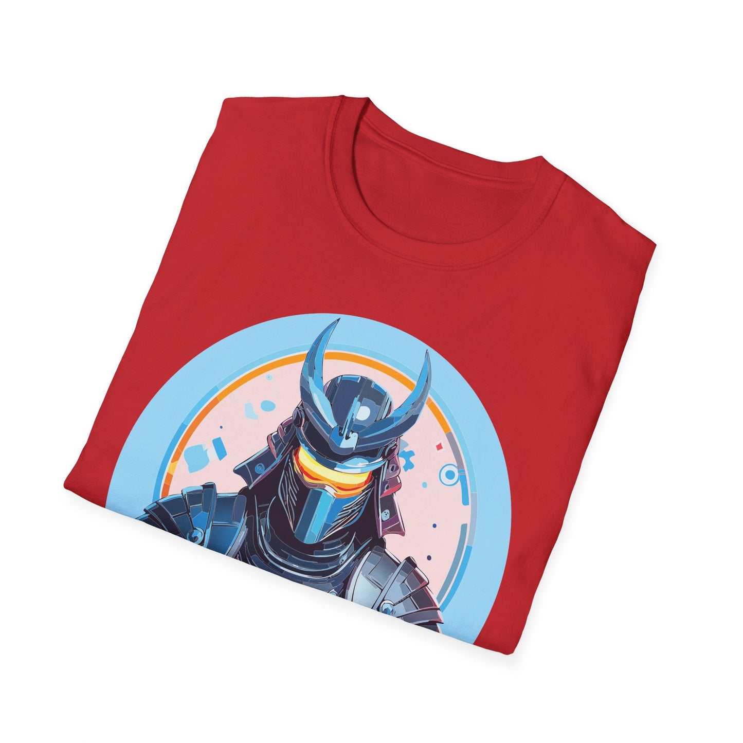 Samurai T Shirt Unisex Softstyle 64000 Tee Lightweight Comfortable 100 Percent Ring Spun Cotton