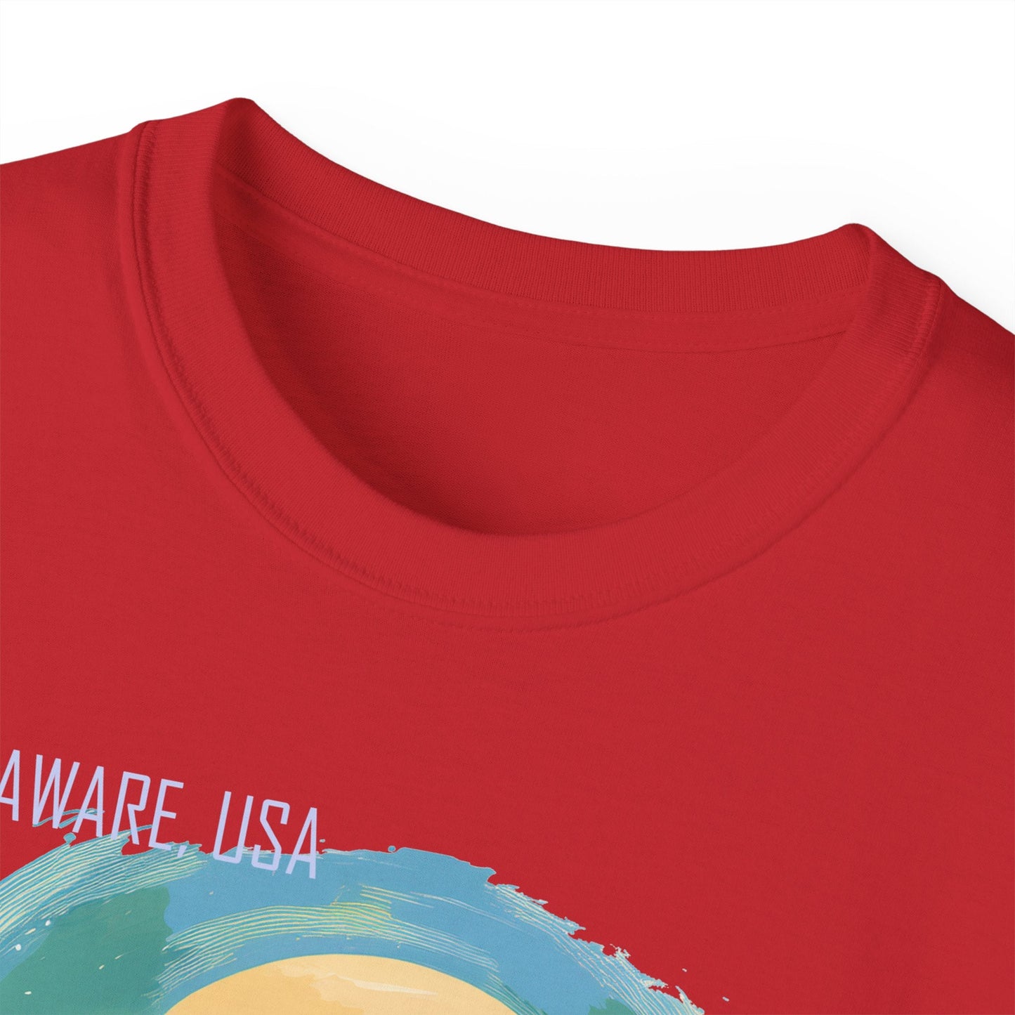 Delaware Graphic Unisex Cotton T‑Shirt 1