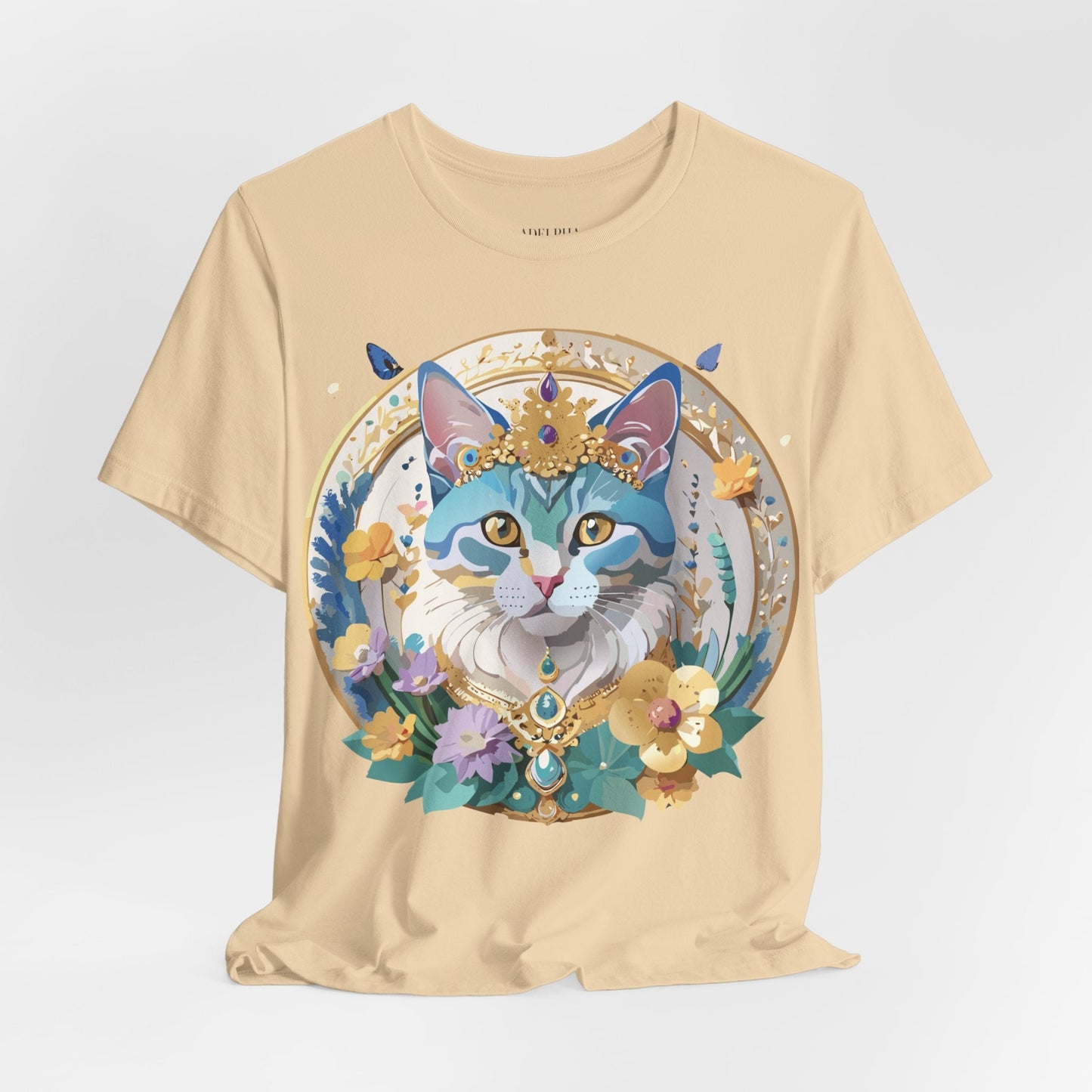 Unisex Graphic Tee With Adelpha Artwork Vintage Inspired Short Sleeve Jersey Shirt