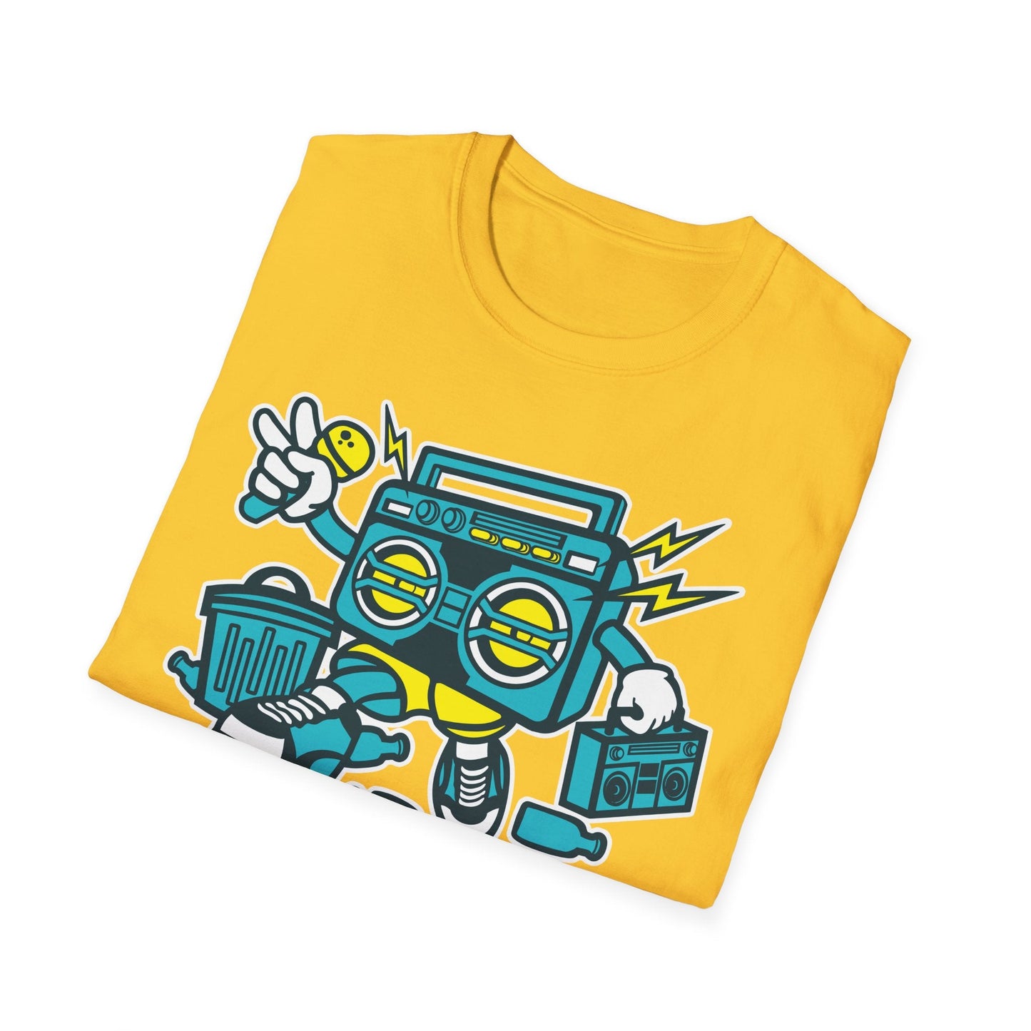 Cartoon T Shirt Animation Tee Funny Unisex Gildan Softstyle 64000 100 Percent Ring Spun Cotton