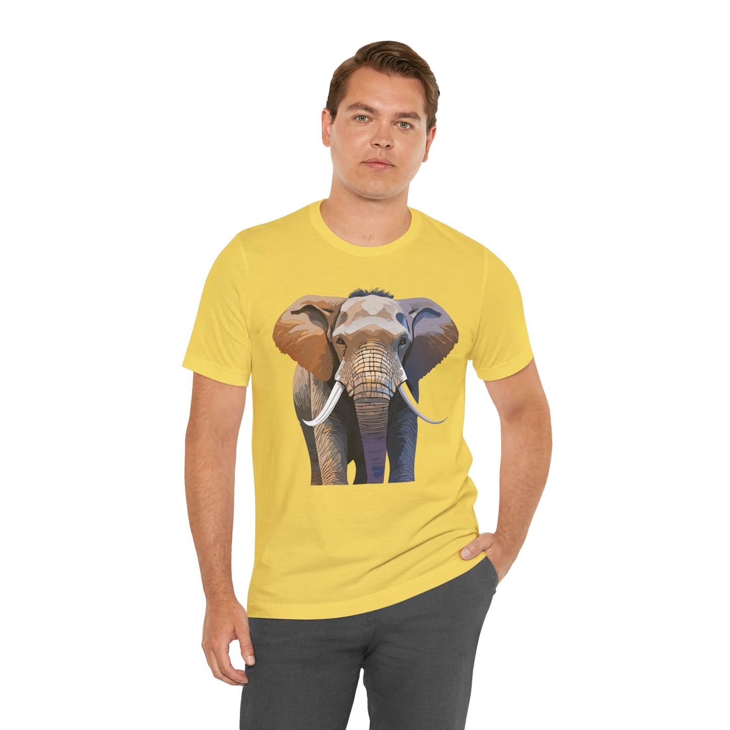 Unisex Animal Art Design Tee Shirt With Wildlife Animals Short Sleeve Everyday Comfort