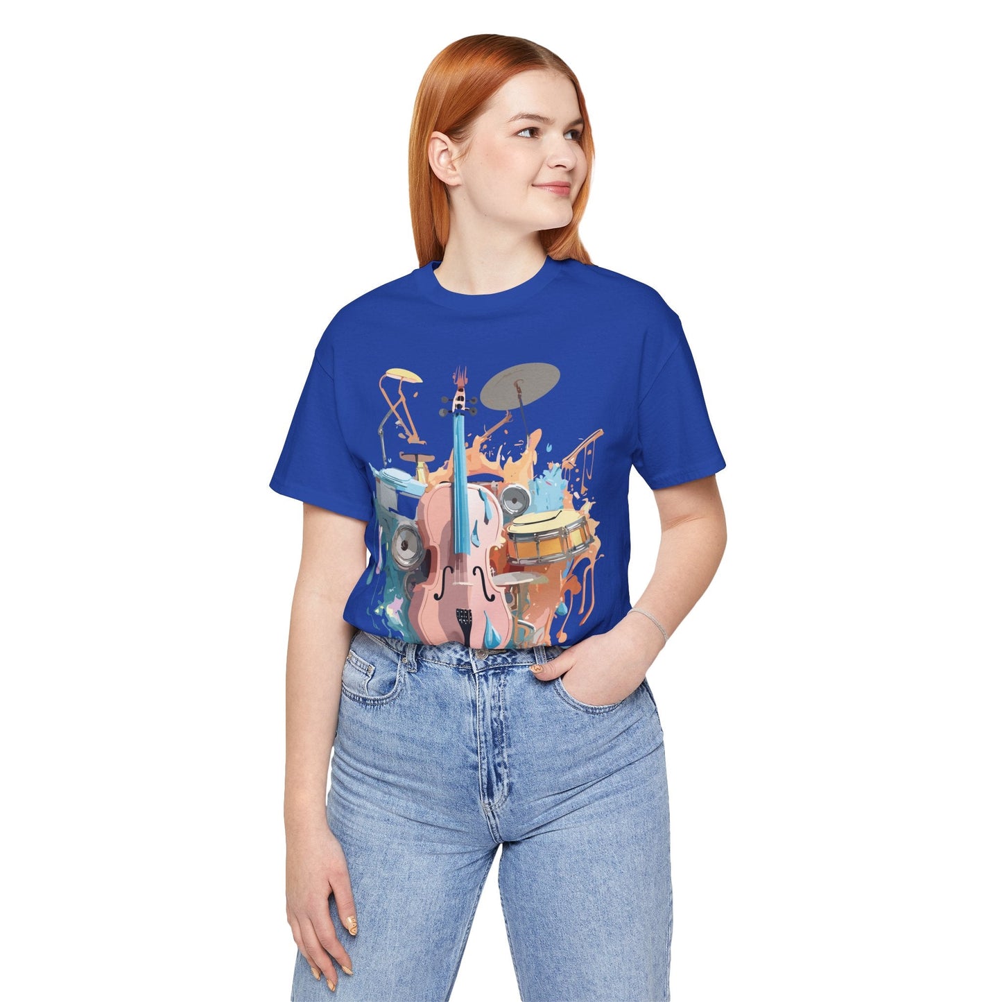 Adelpha Graphic Music T Shirt Unisex Jersey Short Sleeve Tee Art Design Premium Vintage Inspired