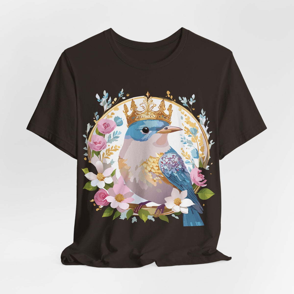 Medallion Graphic Unisex Cotton Bella+Canvas Tee with Art Design d77