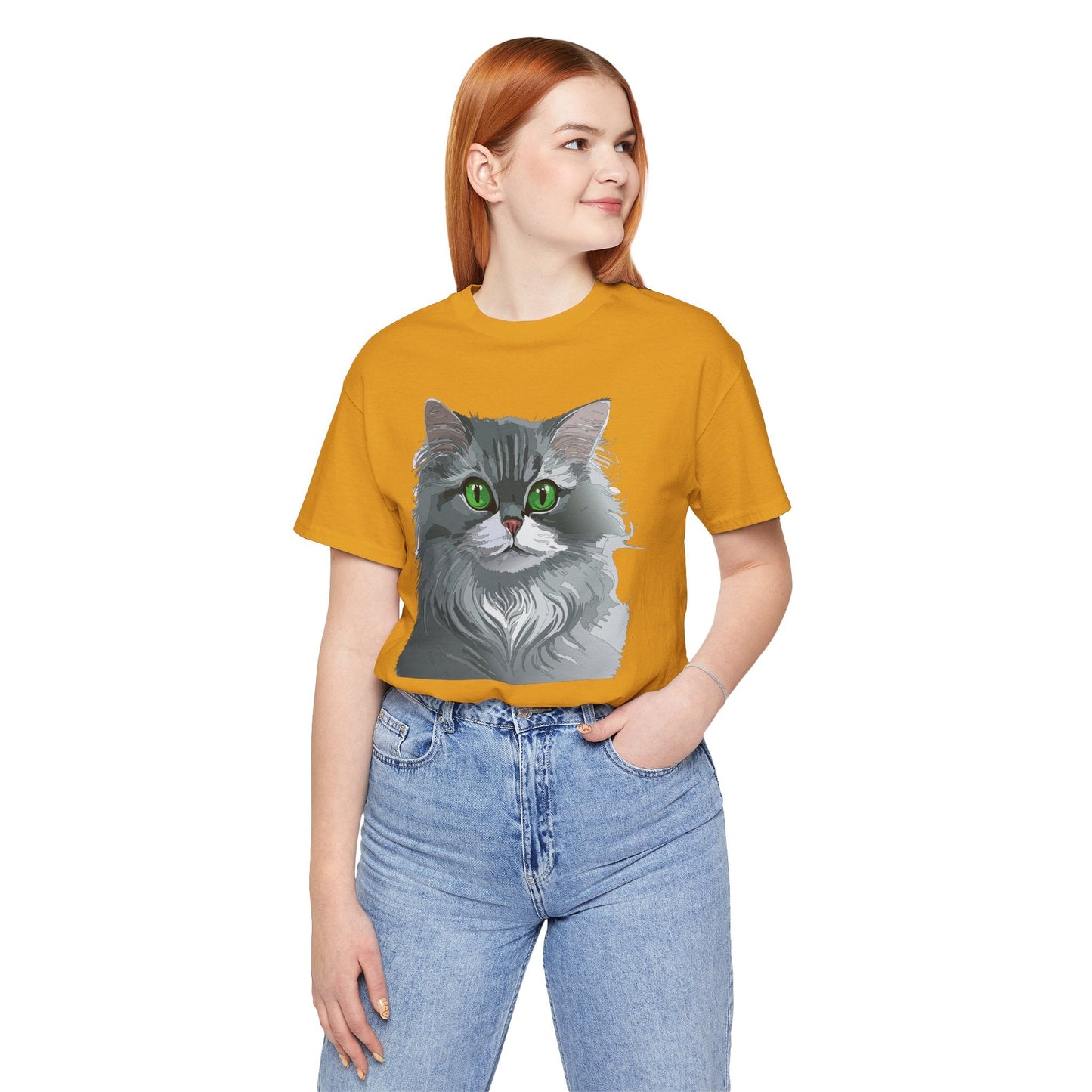 Unisex Animal Shirt With Art Design Animals Tee Short Sleeve Jersey Style Wild Animals Shirt