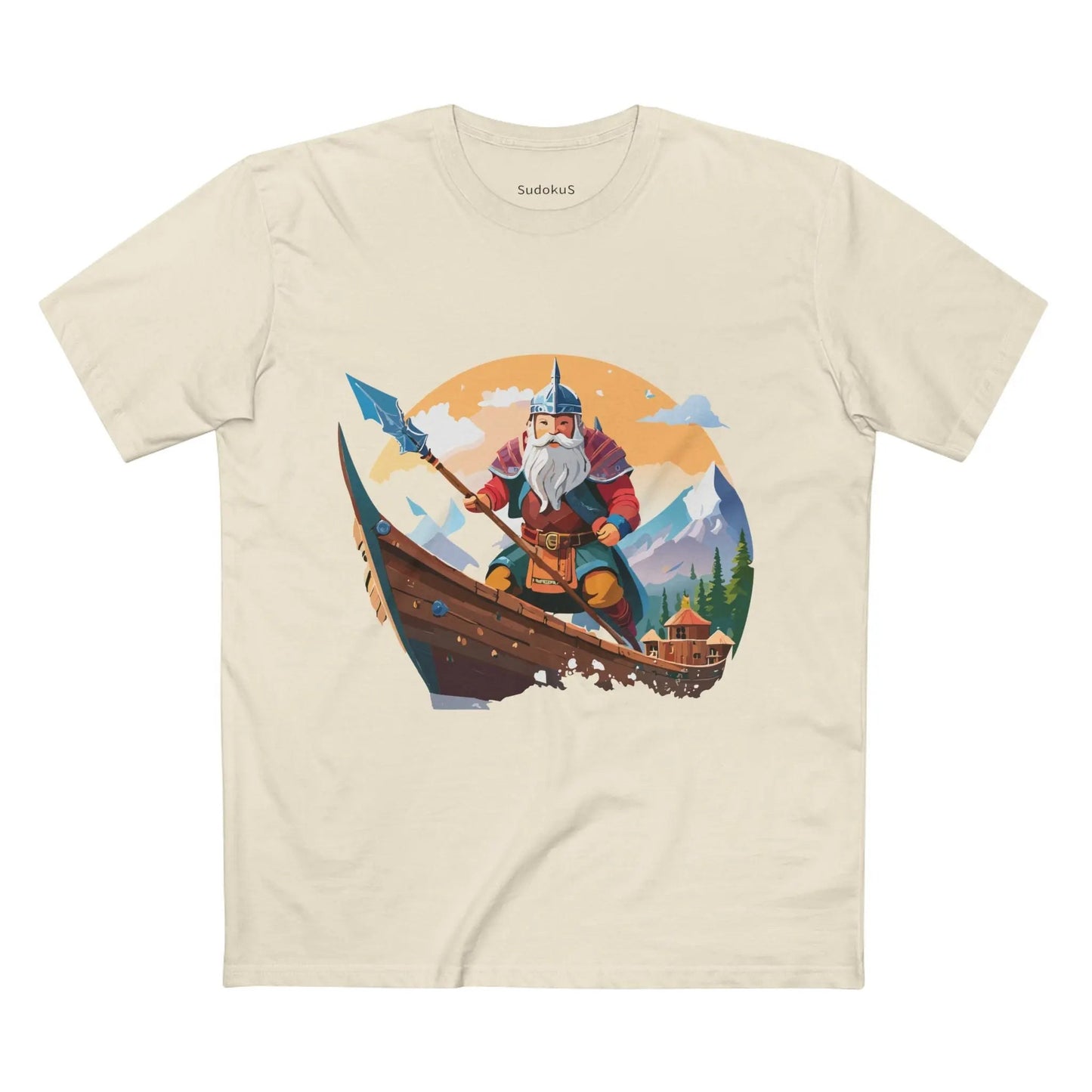 Viking Graphic Unisex 100 Cotton Staple Tee 33