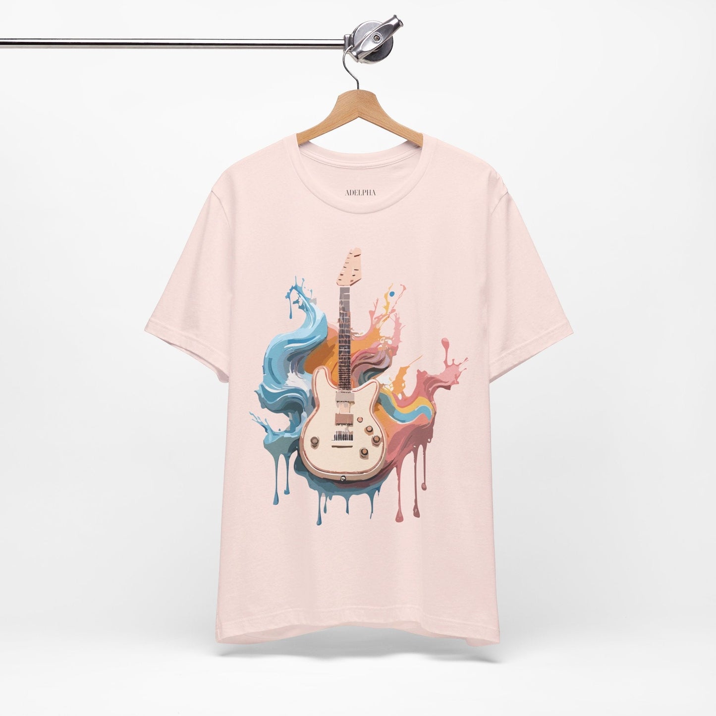 Music T Shirt Unisex Graphic Tee Featuring Original Adelpha Artwork Vintage Inspired Design