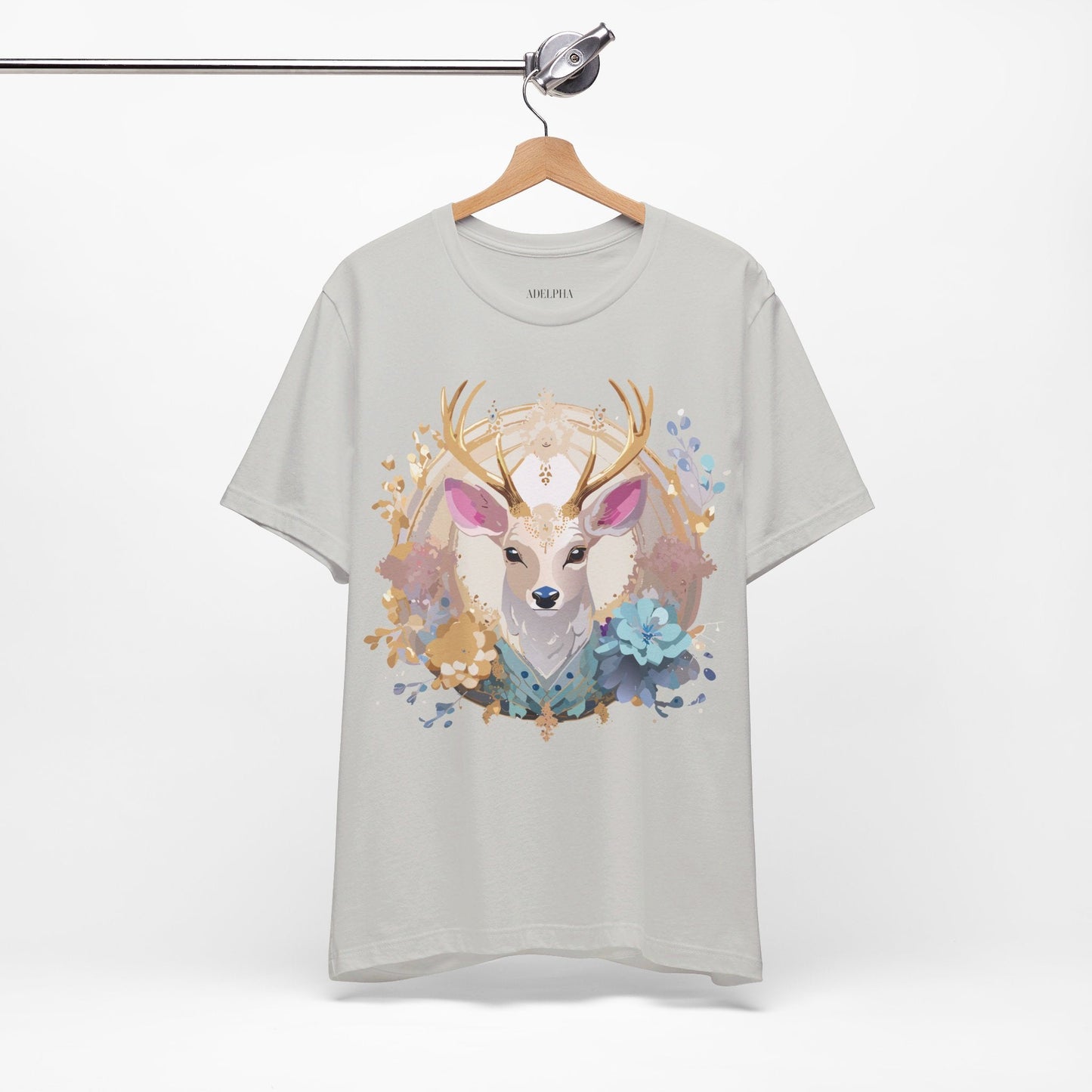Medallion Graphic Unisex 100 Cotton Vintage Animal Medal Artwork Tee 68