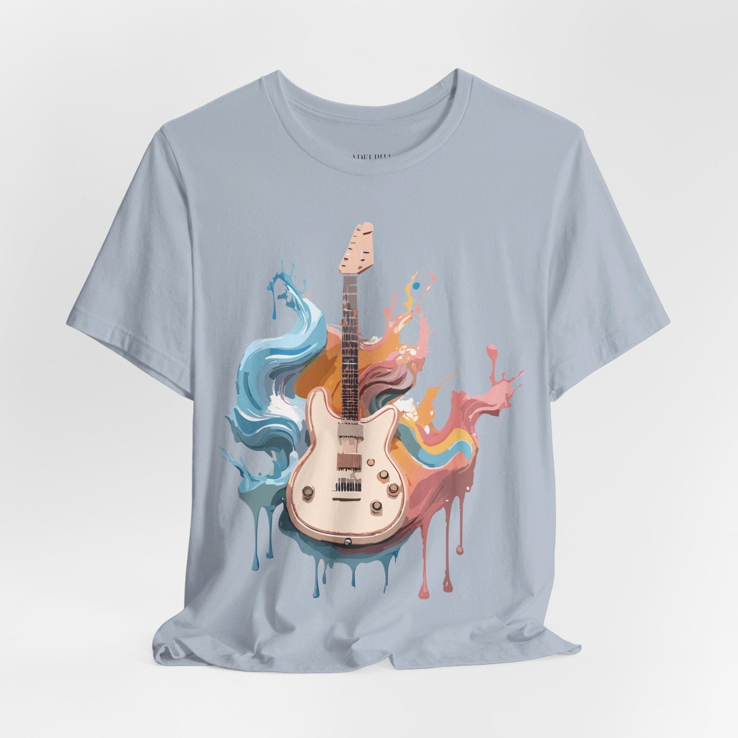 Music T Shirt Unisex Graphic Tee Featuring Original Adelpha Artwork Vintage Inspired Design