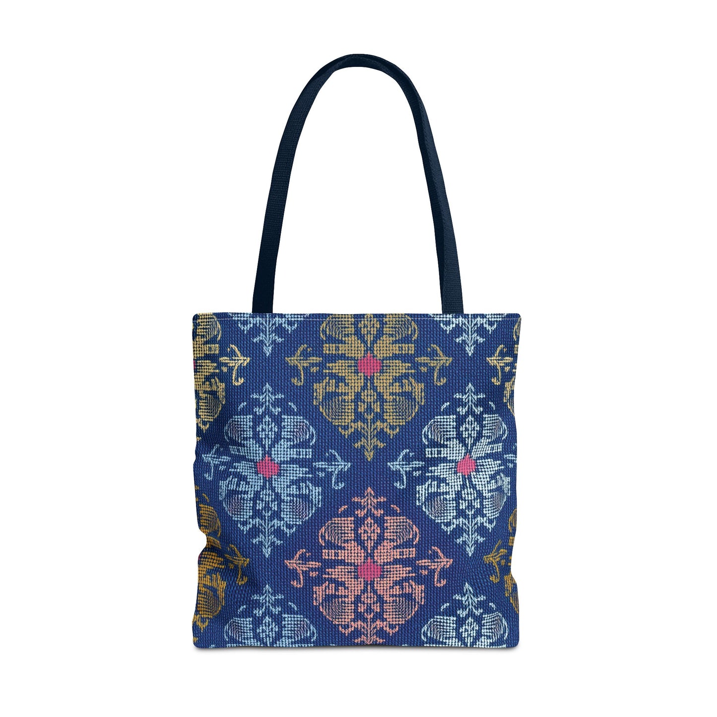 Denim Fabric Imitation Print Unisex Canvas Bag Poly Spun 3 Sizes Tote Bag 157