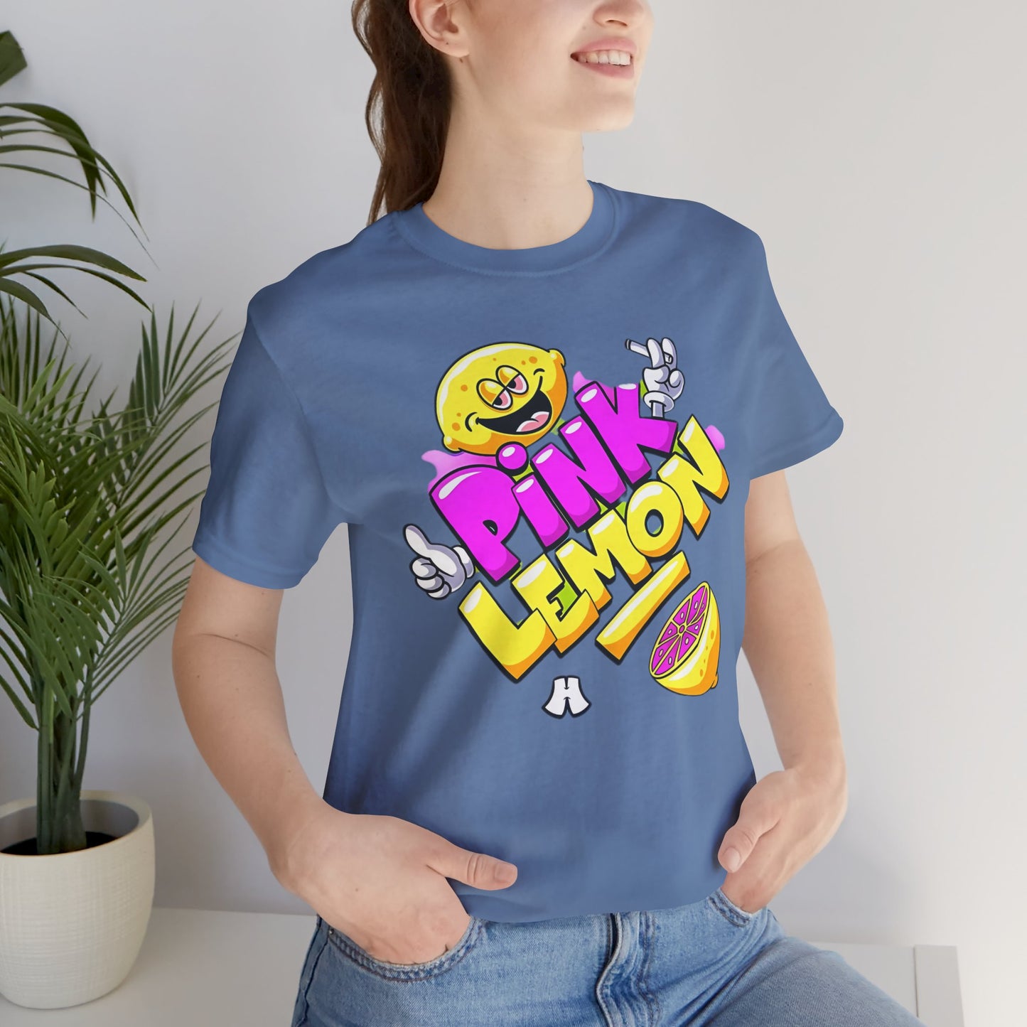 Lemon Graphic Tee, Graphic T-Shirt, Funny Lemon Shirt, Cute Cartoon Tees, Art T-Shirt, Art Design Tees