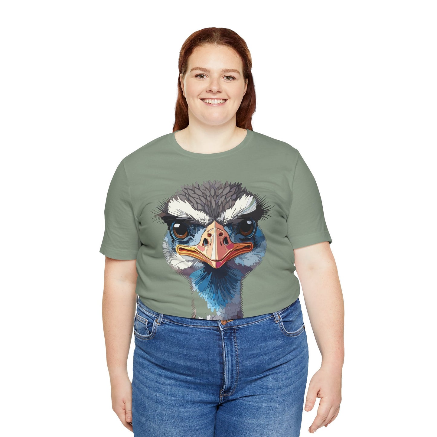 Unisex Animal Tee Shirt With Wildlife Art Design For Men And Women Gildan Softstyle 64000