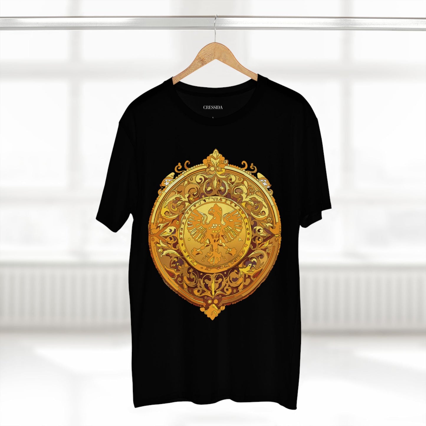 Antique Gold Coin Graphic Design T-Shirt Unisex 100 Cotton With Golden Print Artwork Tee 26