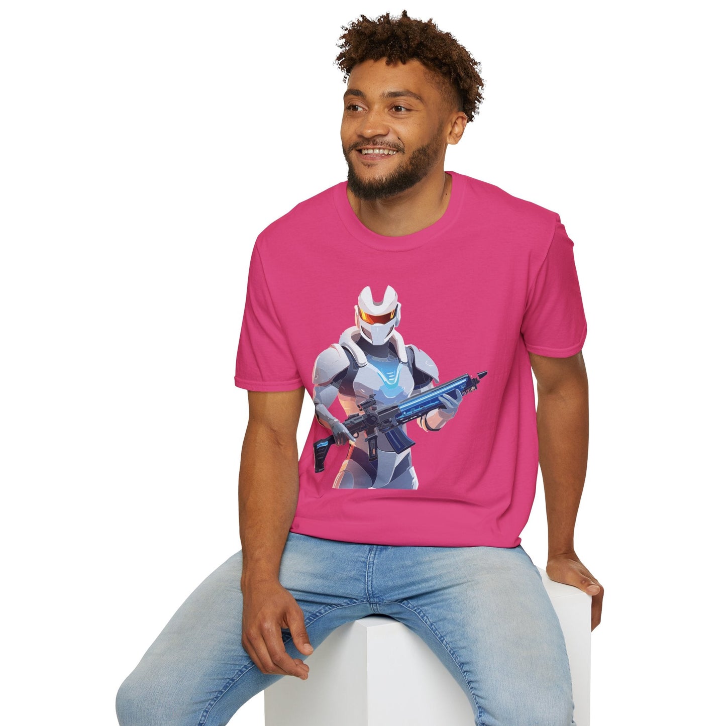 Robocop Graphic Unisex Cotton With Cyber Man Artwork Tee 7
