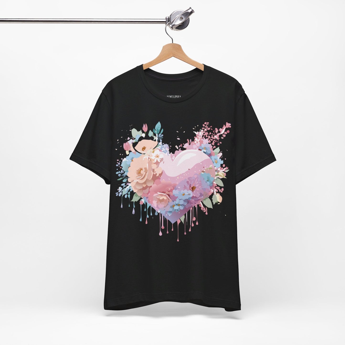 Adelpha Unisex Graphic Tee Valentine Shirts Vintage Inspired Artwork Short Sleeve Jersey