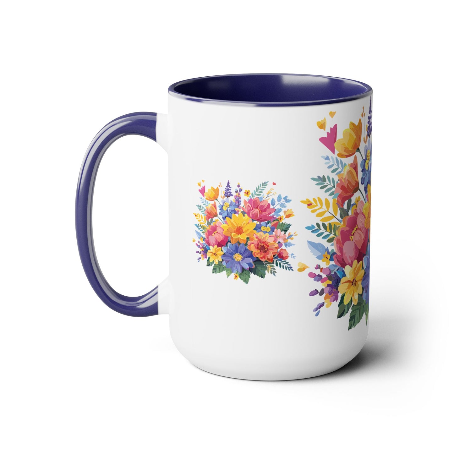 Floral Mug, Floral Cup