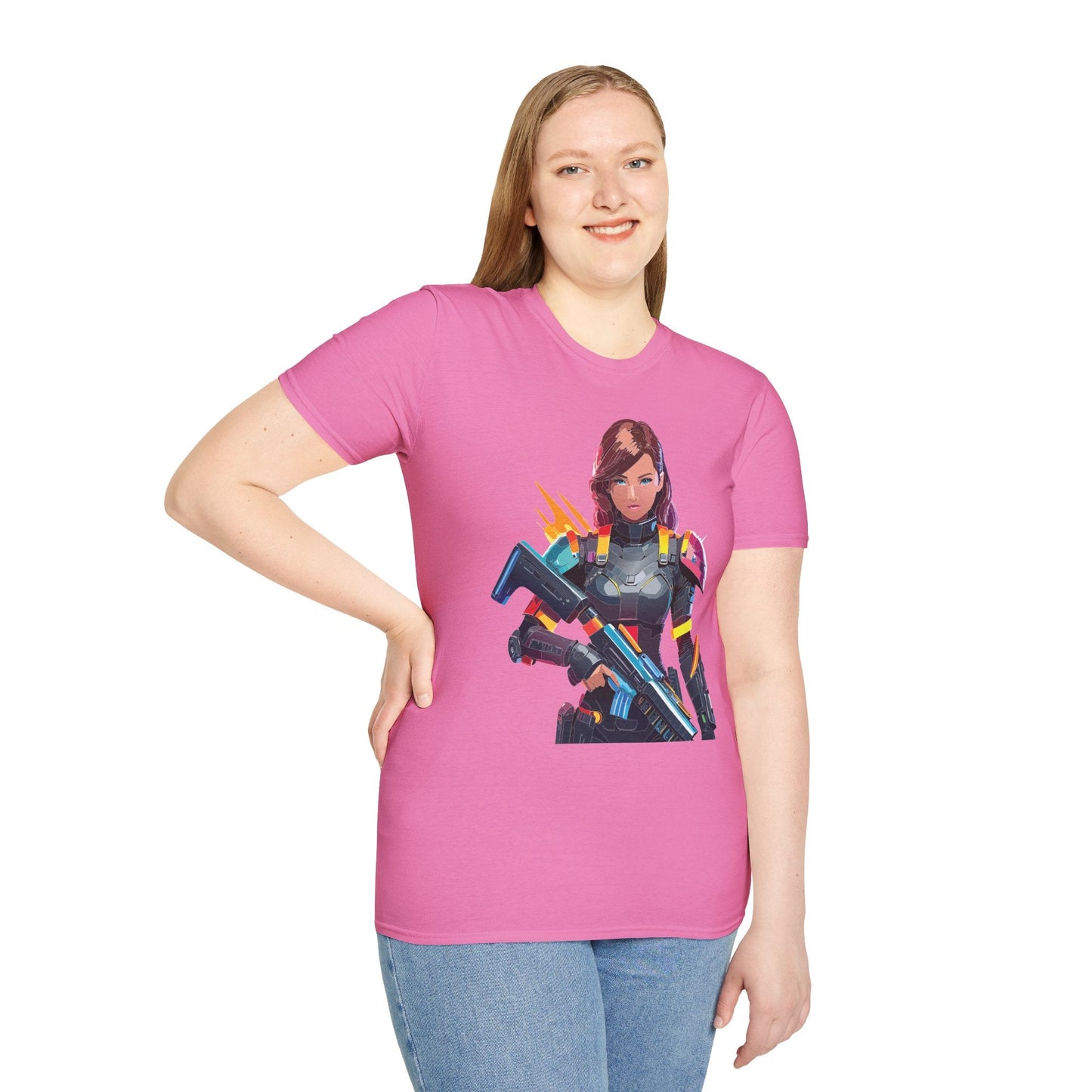 Robocop T Shirt Unisex Gildan Softstyle 64000 100 Percent Ring Spun Cotton Tee Casual Wear