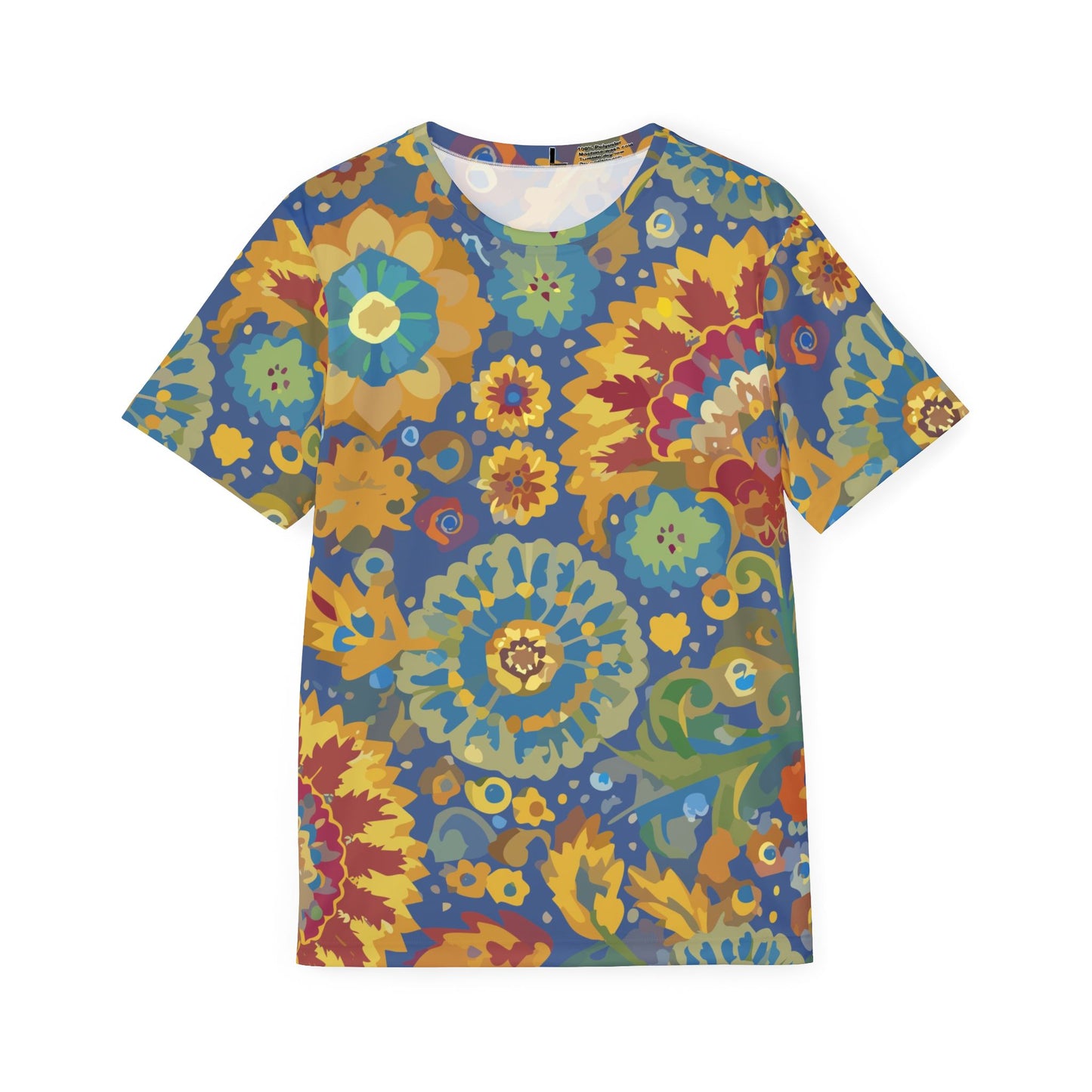 男女通用抽象圖案襯衫，抽像印花襯衫