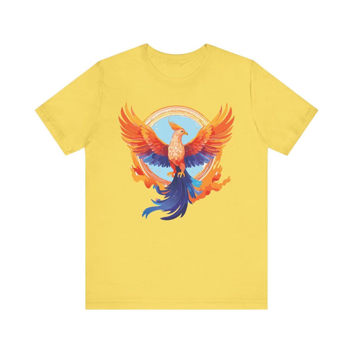 Bird Graphic Unisex Cotton Bella+Canvas Tee with Art Animal Design ab57