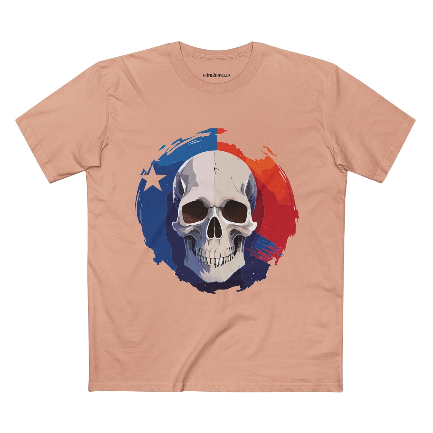 Skull Skeleton Shirt Unisex Premium Cotton Tee With Original Art Design Retro2Nova