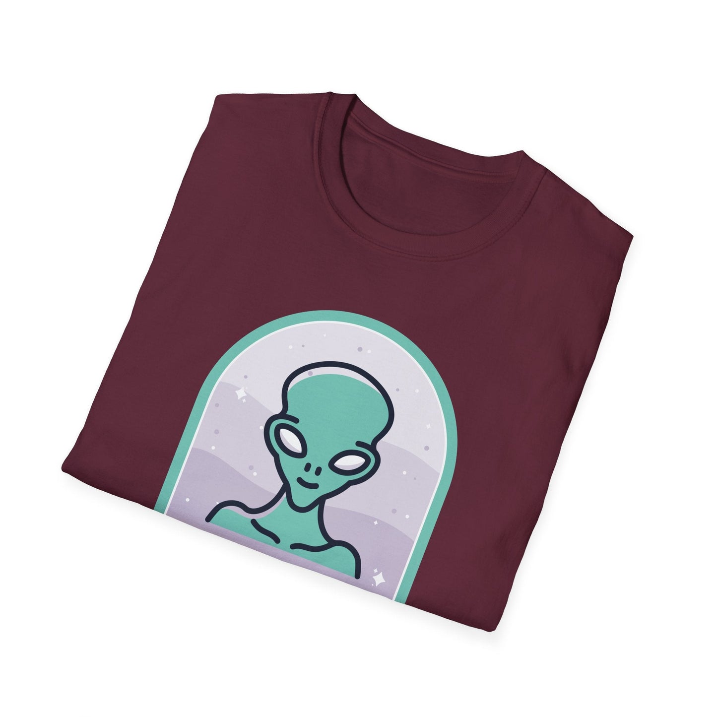Alien Graphic TShirt  Take Me to Your Leader Retro Space Tee