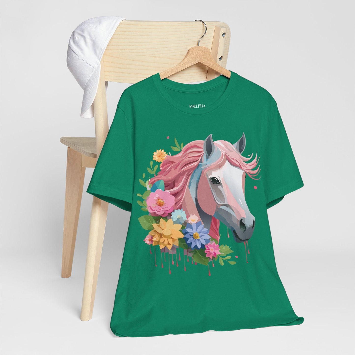 Horse Graphic Unisex 100 Cotton Vintage Animal Art T-Shirt 1