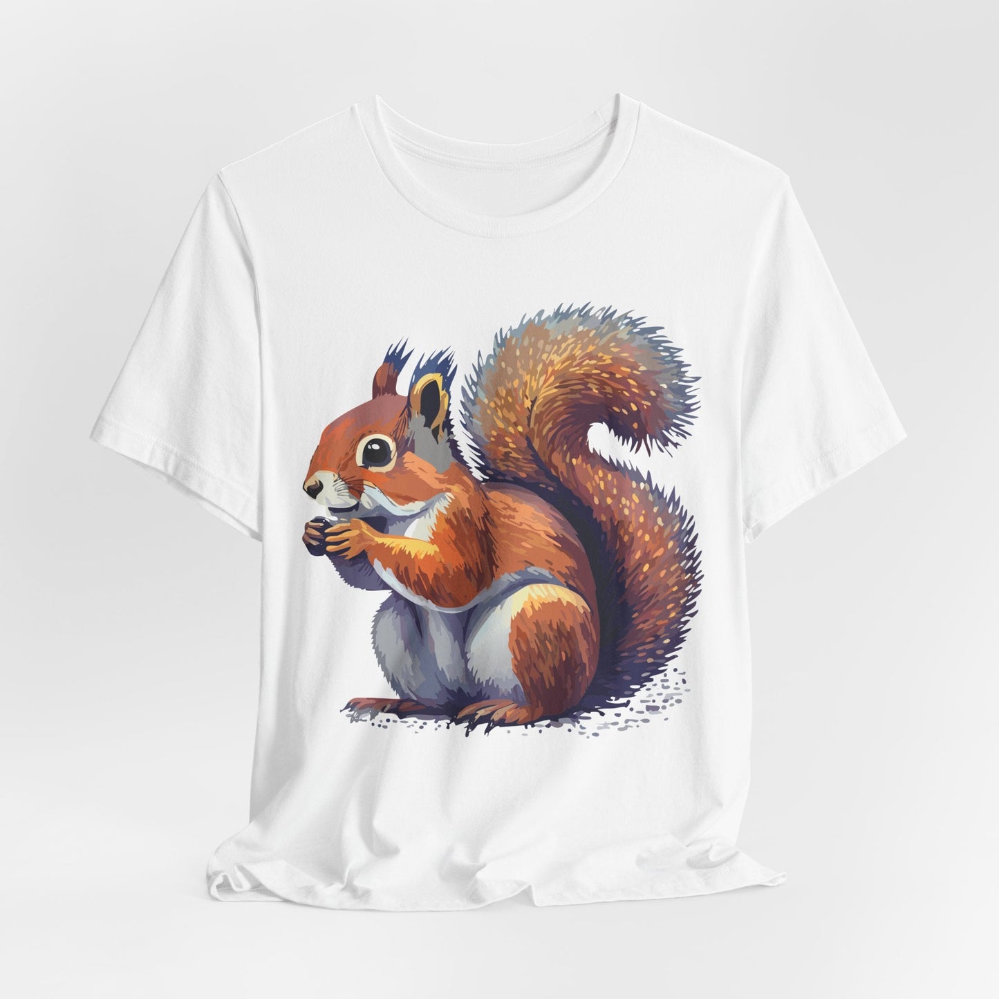 Unisex Animal Print Tee Shirt With Wild Animals Artwork Gildan Softstyle 64000 Cotton