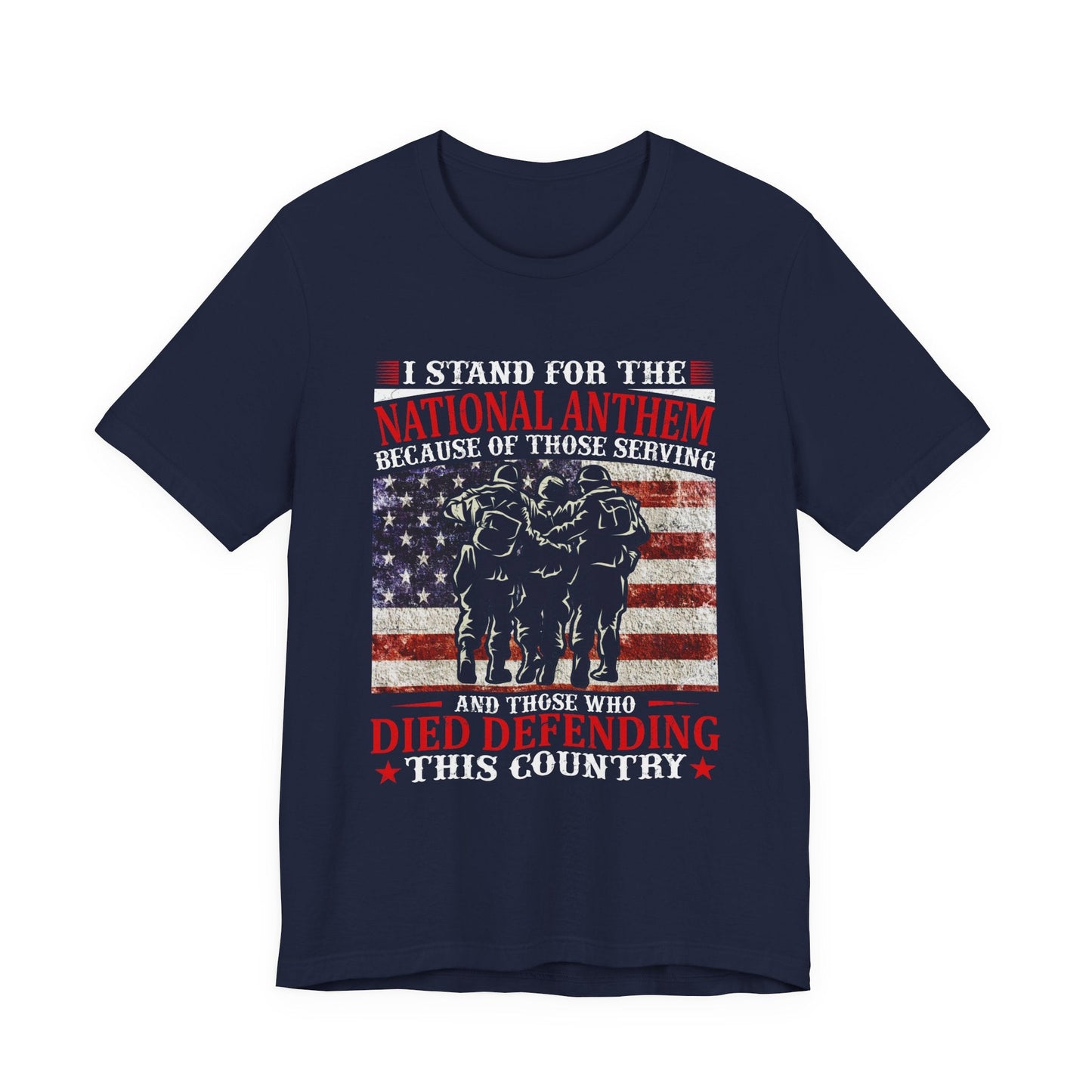 Army Veteran Patriotic Graphic Design Unisex Cotton T-Shirt v36