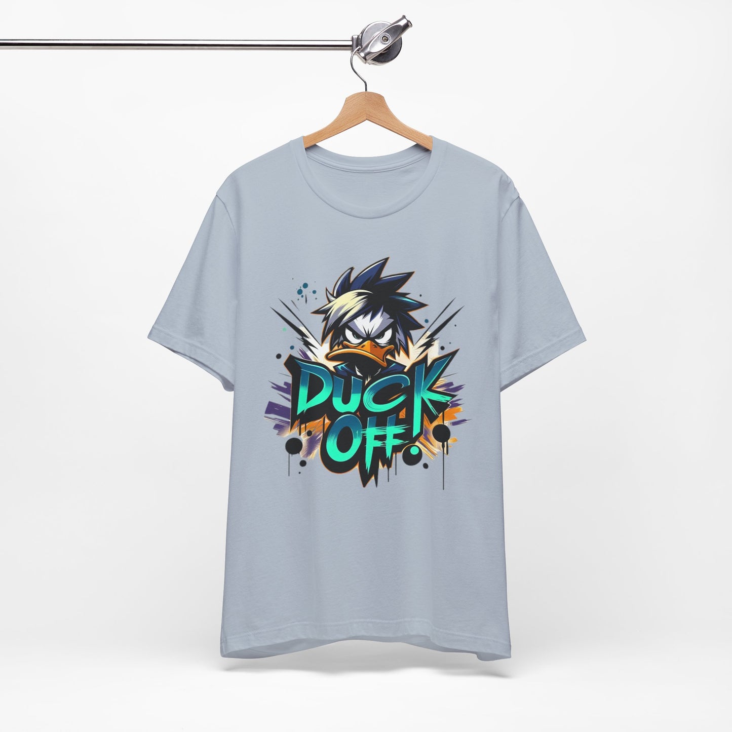 Duck Graphic Tee, Duck Shirt, Funny Bird Tee Shirt, Funny Animal T-Shirt, Cartoon Top, Animal Tees, Art Design T-Shirt