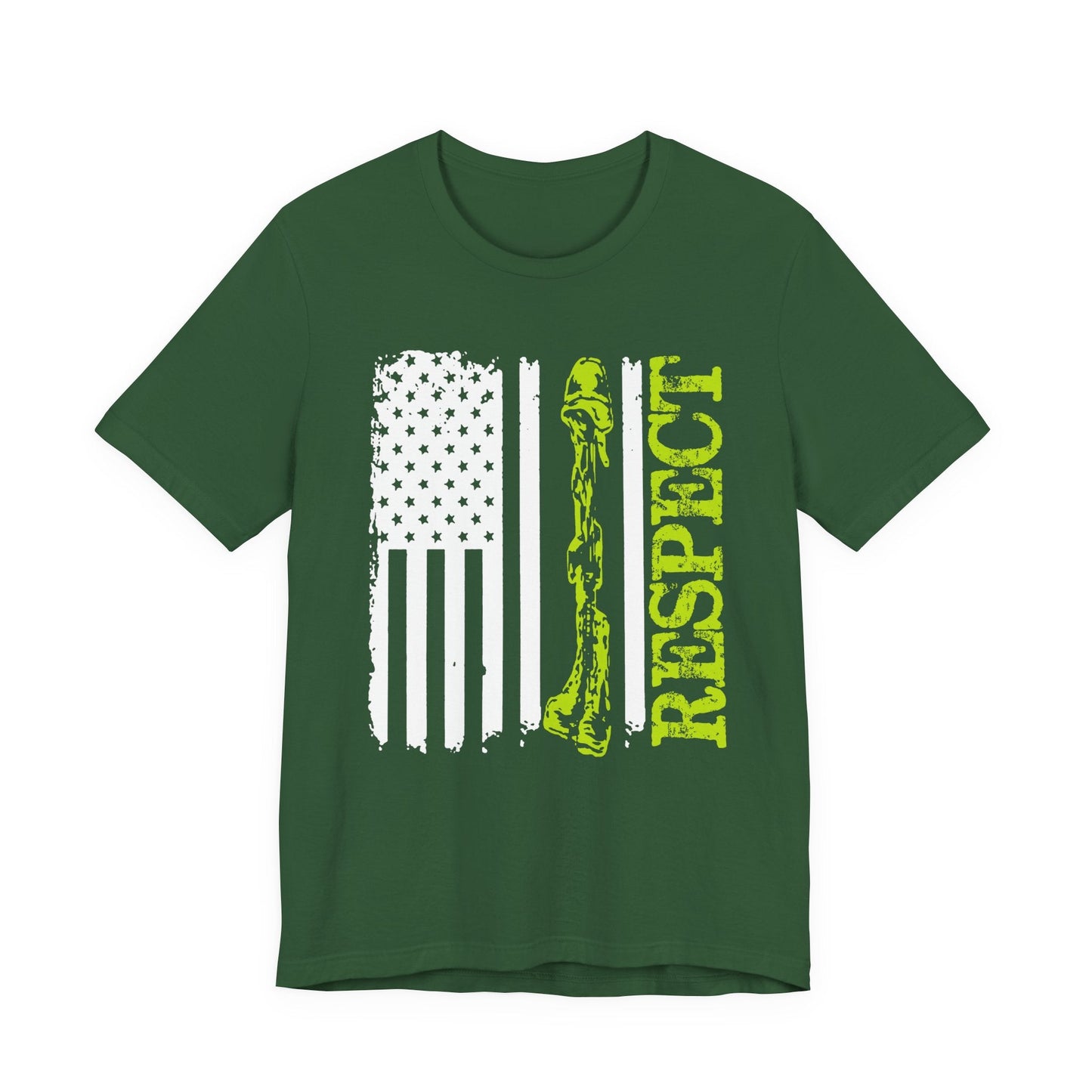 Army Veteran Patriotic Graphic Design Unisex Cotton T-Shirt v57
