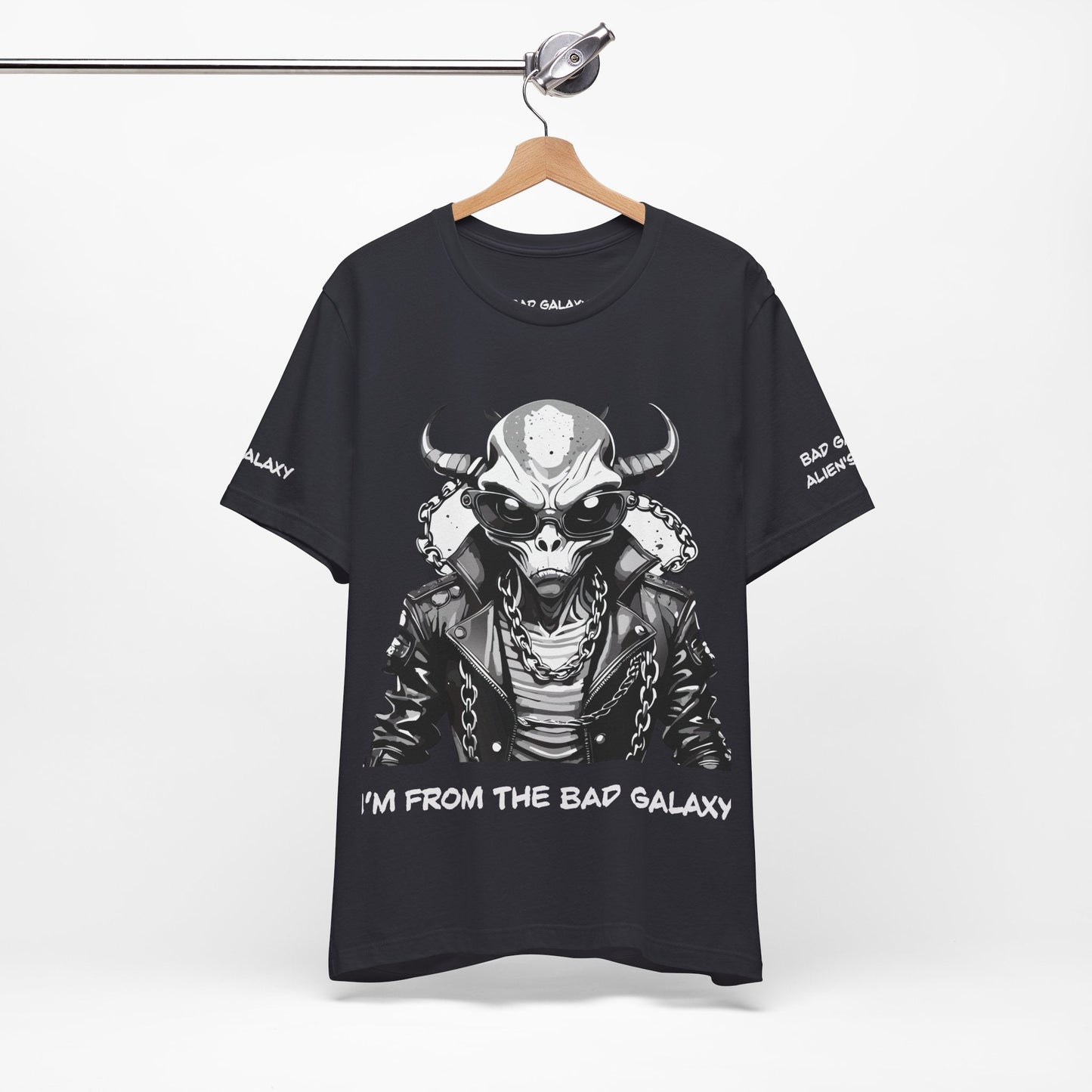 Alien Tee Shirt From Bad Galaxy 100 Cotton Made To Order With Eco Friendly Inks Free Shipping