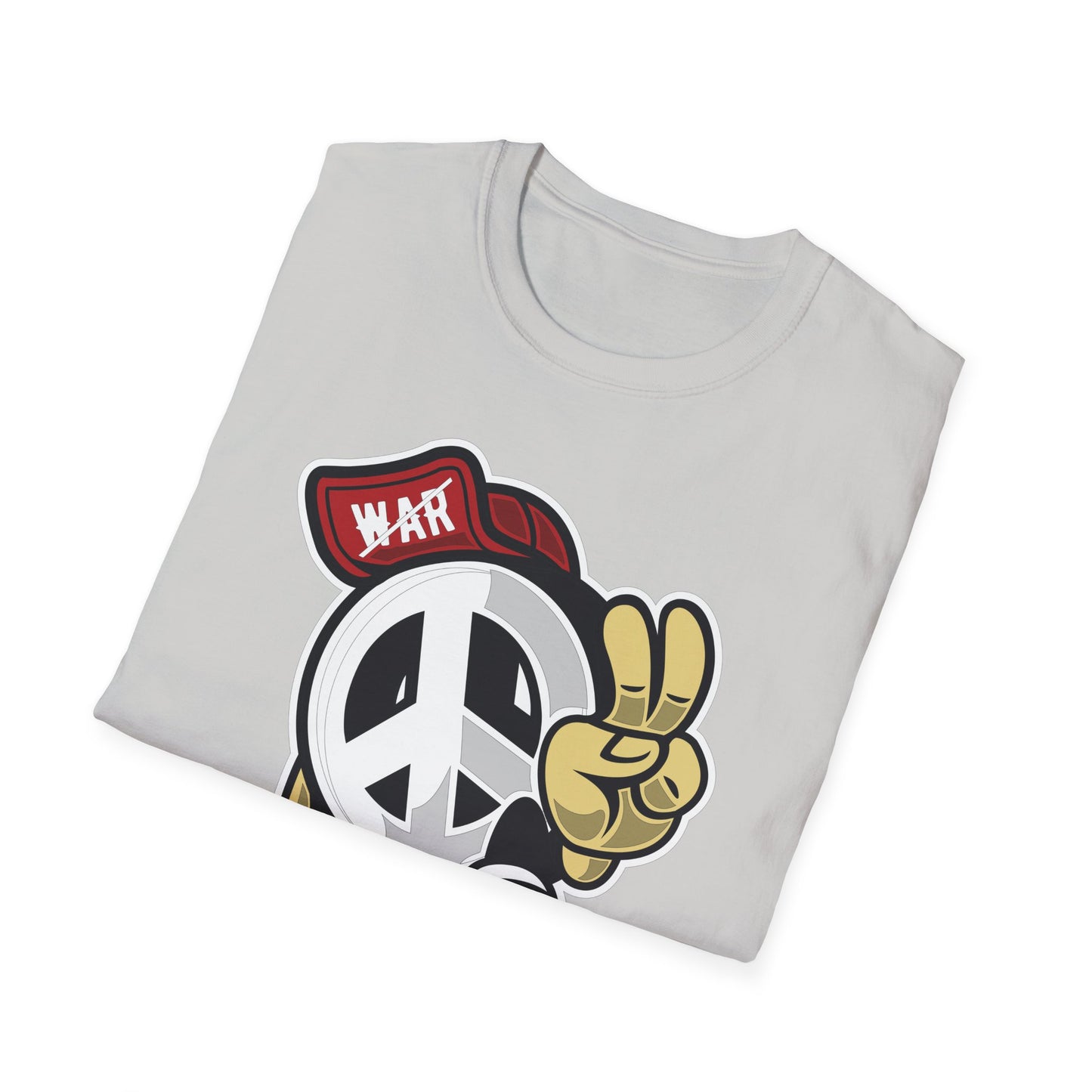 Unisex Cotton T-Shirt with Cartoon Graphic Design
