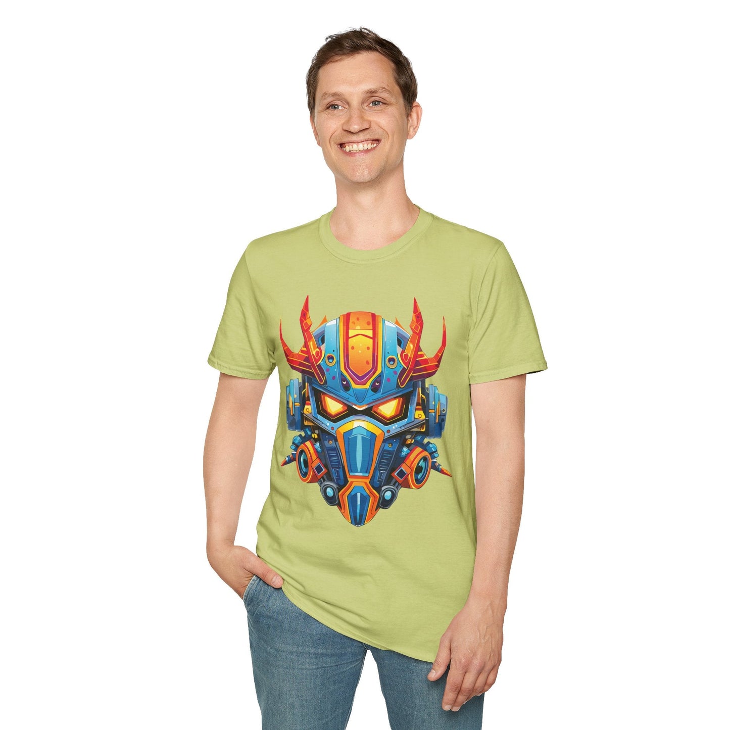 Cyborg Tee Unisex Robot And Terminator Shirt Gildan Softstyle 64000 Ring Spun Cotton