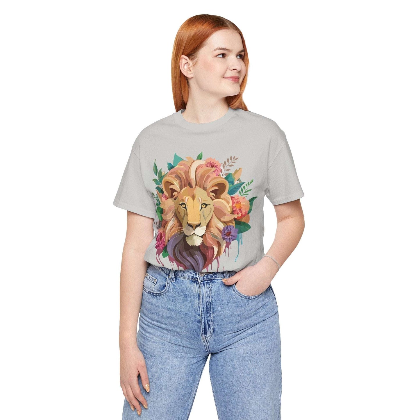 Lion Graphic T Shirt Adelpha Unisex Jersey Short Sleeve Tee Vintage Inspired Design Artwork