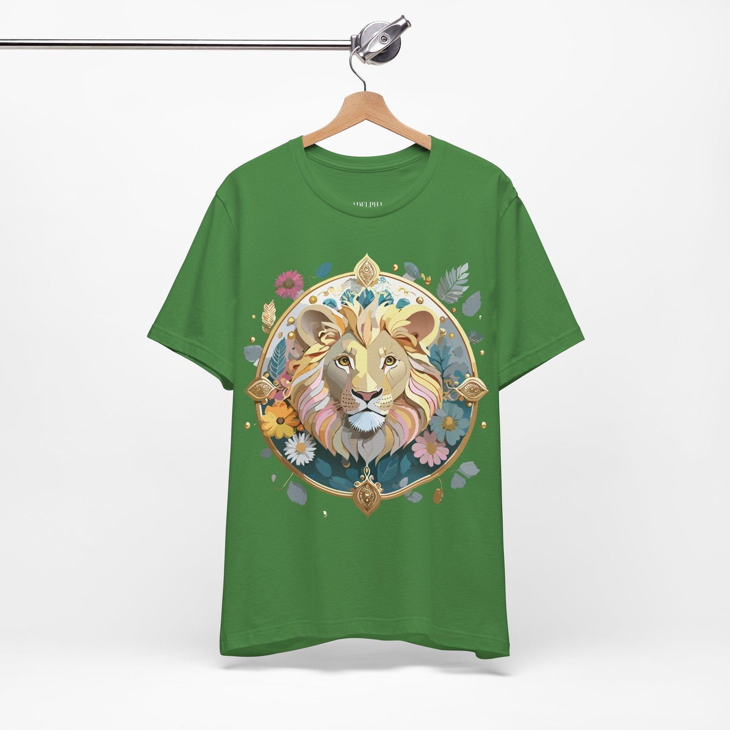 Adelpha Medallion Graphic Tee Unisex Short Sleeve Vintage Inspired Art Design Shirt