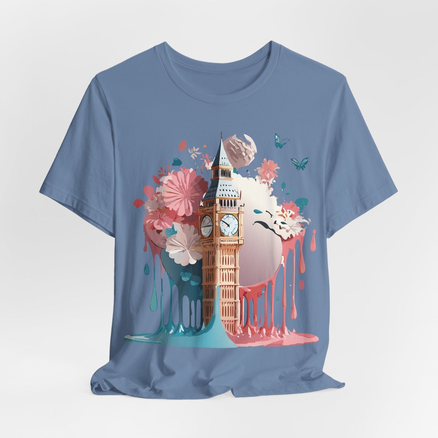 Adelpha London Graphic T Shirt Unisex Short Sleeve Tee For Everyday Style And Travel