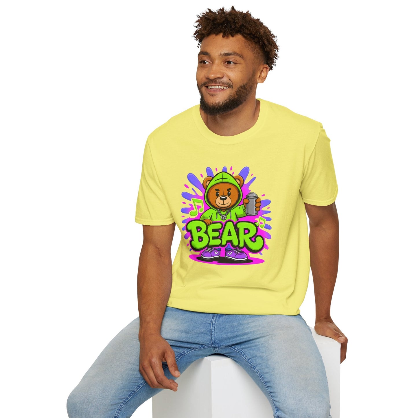 Cartoon Animation Shirt For Unisex Cotton Gildan Softstyle Tee With Funny Animals