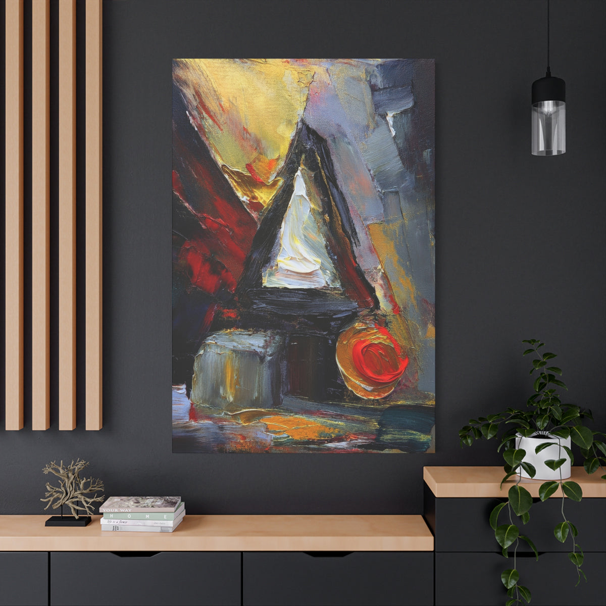 Abstract Oil Painting Print Canvas 20x24,20x30,24x30 24x32,24x36,30x40 32x48,36x48,40x60 Pine-Wood Inner Frame ABS-75