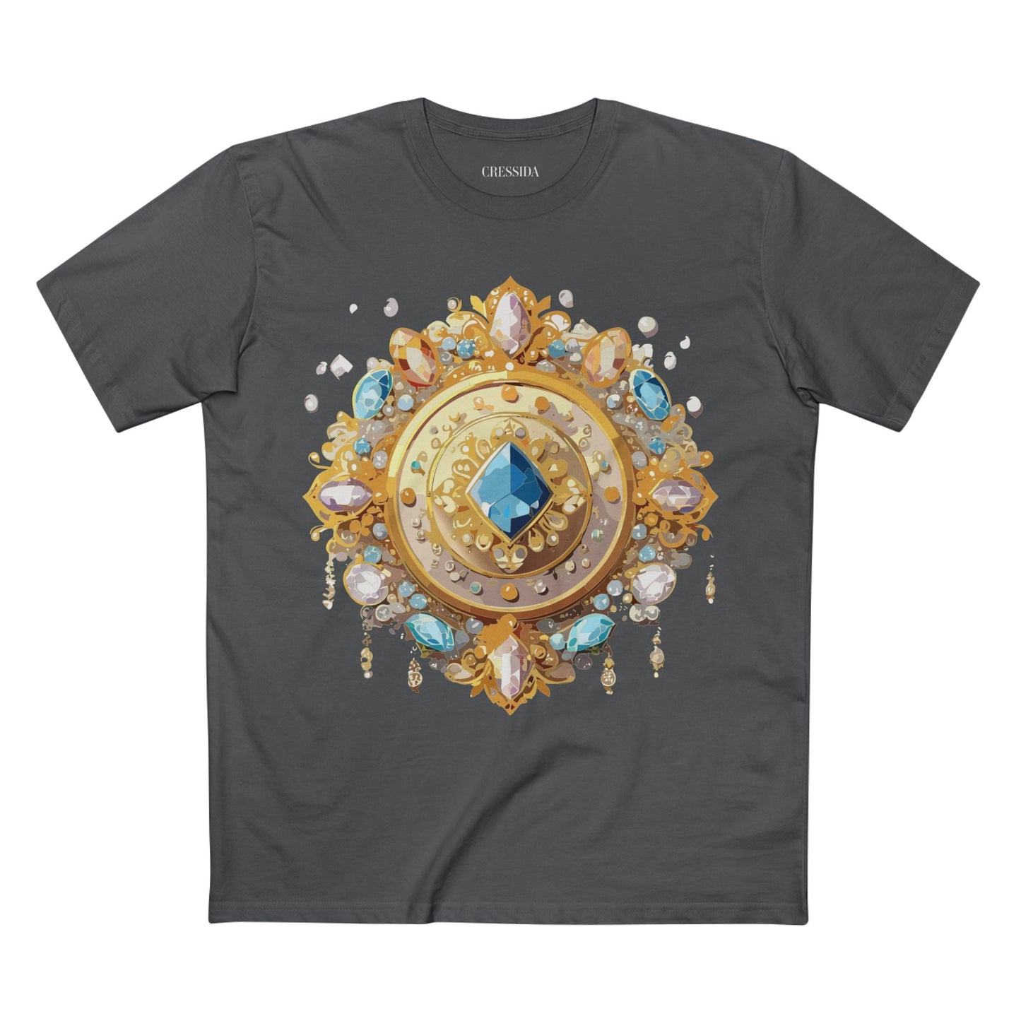 Medallion Graphic T-Shirt Unisex 100 Cotton With Gold Art Design Medal Tee 23