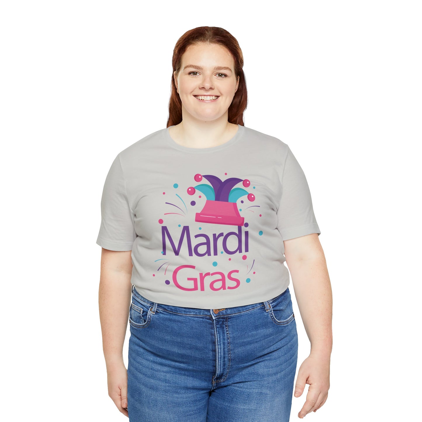 Tee-shirt en coton unisexe pour Mardi Gras