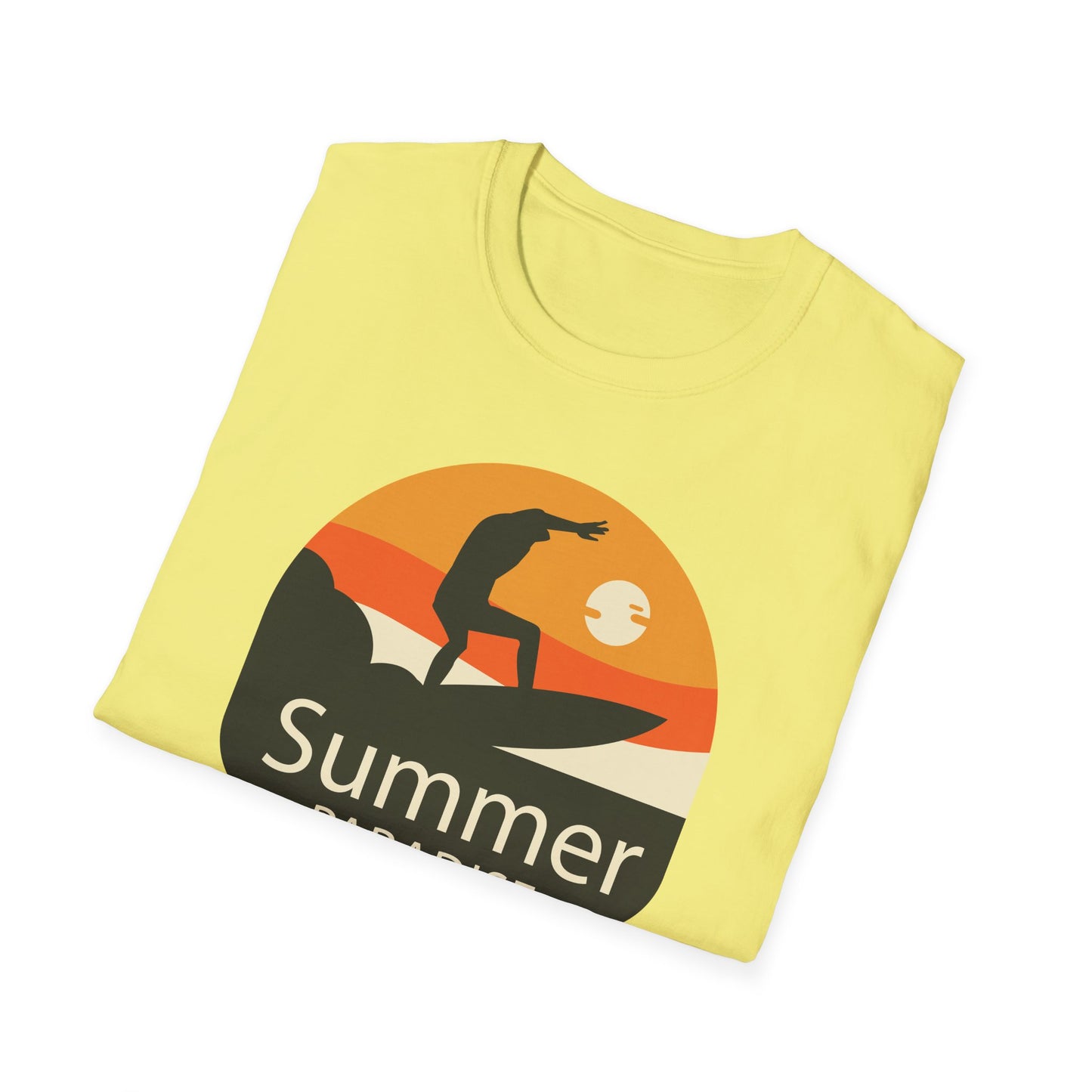 Summer T-Shirt, Summer Design Shirts, Art Tee Shirt with Summer Design - 4