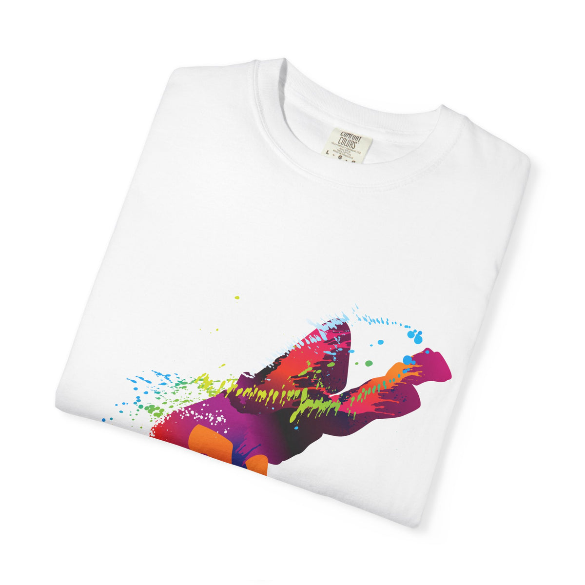 Sports Graphic Unisex T-Shirt Garment Dyed Cotton Relaxed Fit Comfort Colors 1