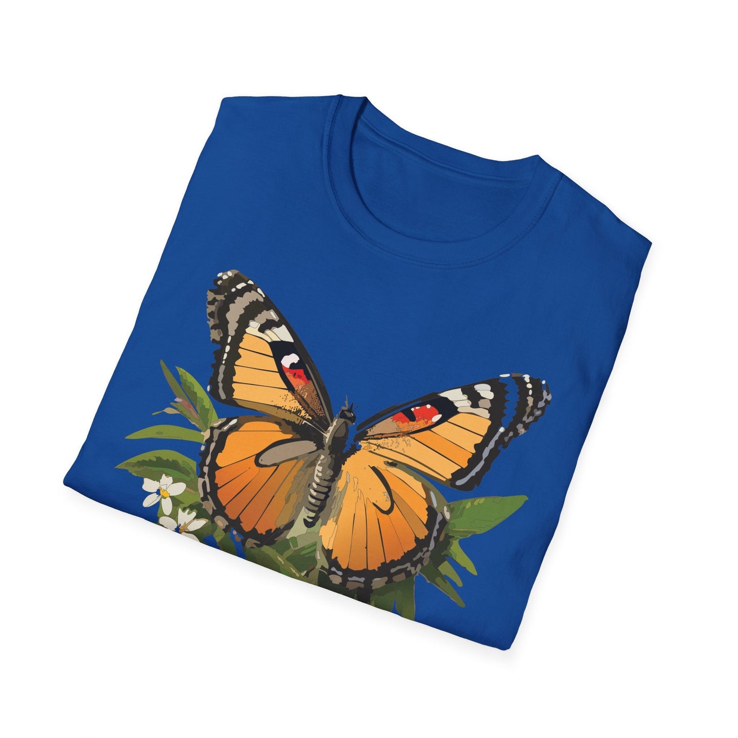 Monarch Butterfly Shirt Unisex Softstyle Tee 100 Percent Ring Spun Cotton Gildan 64000