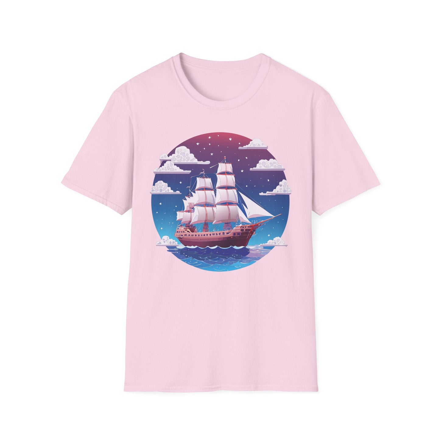 Ship T Shirt Frigate T Shirt Vessel Tee Shirt Unisex Softstyle 100 Percent Ring Spun Cotton