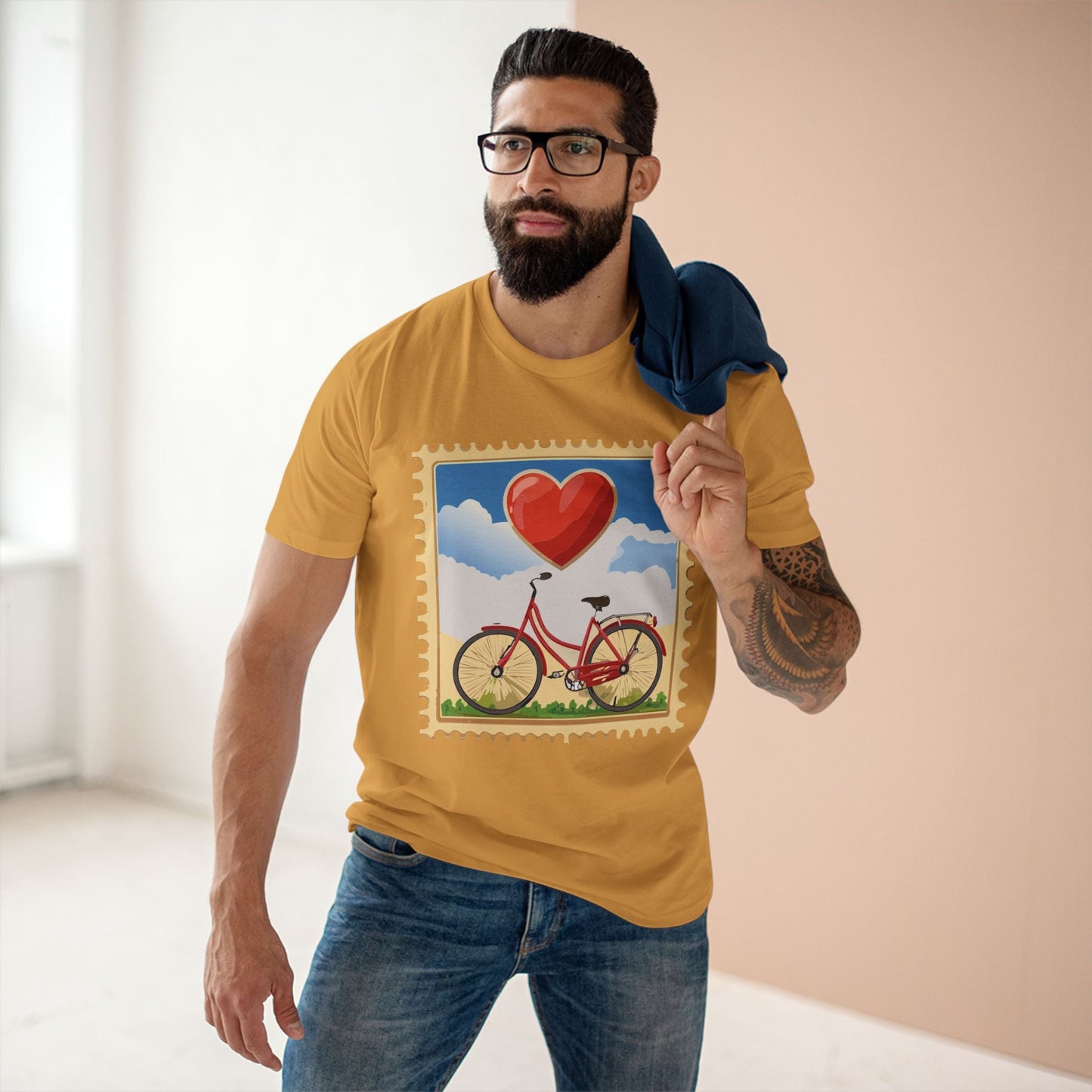 Stamp Shirt Postage Stamp Shirt Unisex Premium Cotton Tee With Original Art Design Retro2Nova