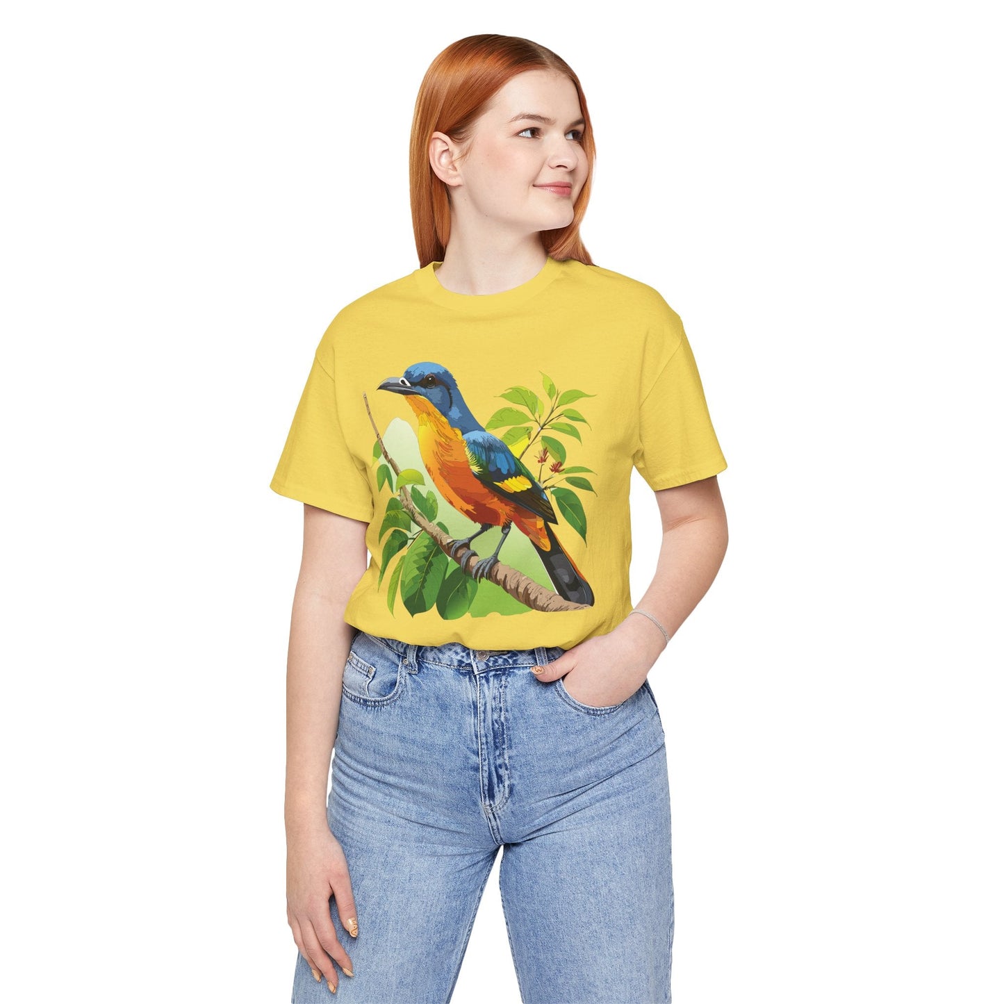 Unisex Animal Design Tee Shirt With Wildlife Graphics For Casual Everyday Wear And Comfort